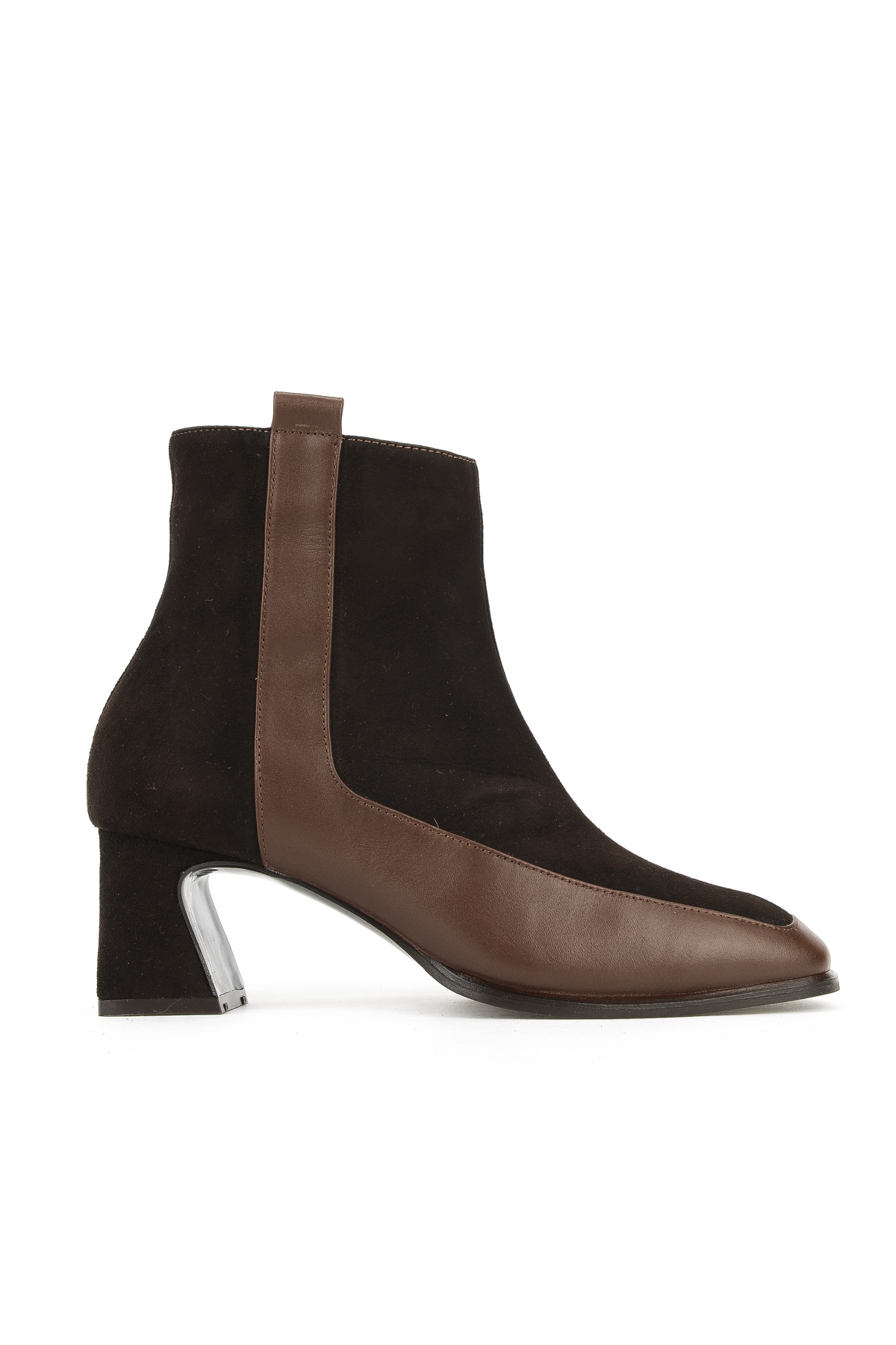 Kadın Hakiki Deri Bot 1531030Z2596 Kahve - Görsel 2