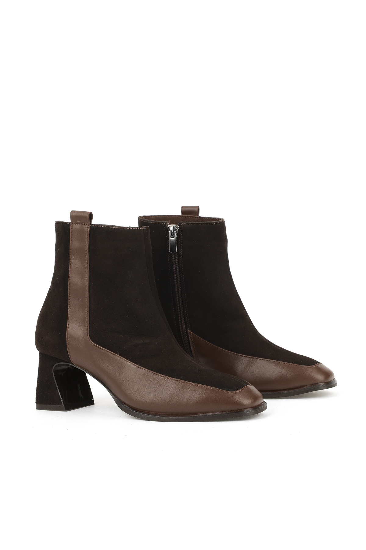 Kadın Hakiki Deri Bot 1531030Z2596 Kahve - Görsel 3