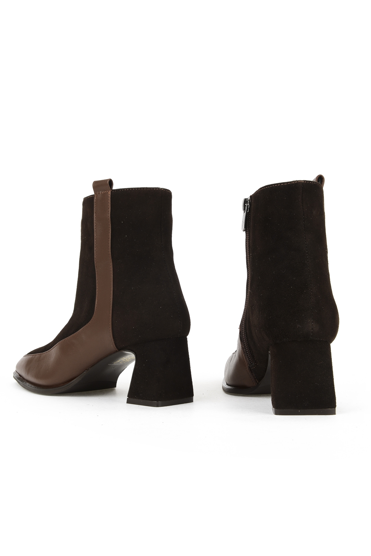 Kadın Hakiki Deri Bot 1531030Z2596 Kahve - Görsel 4