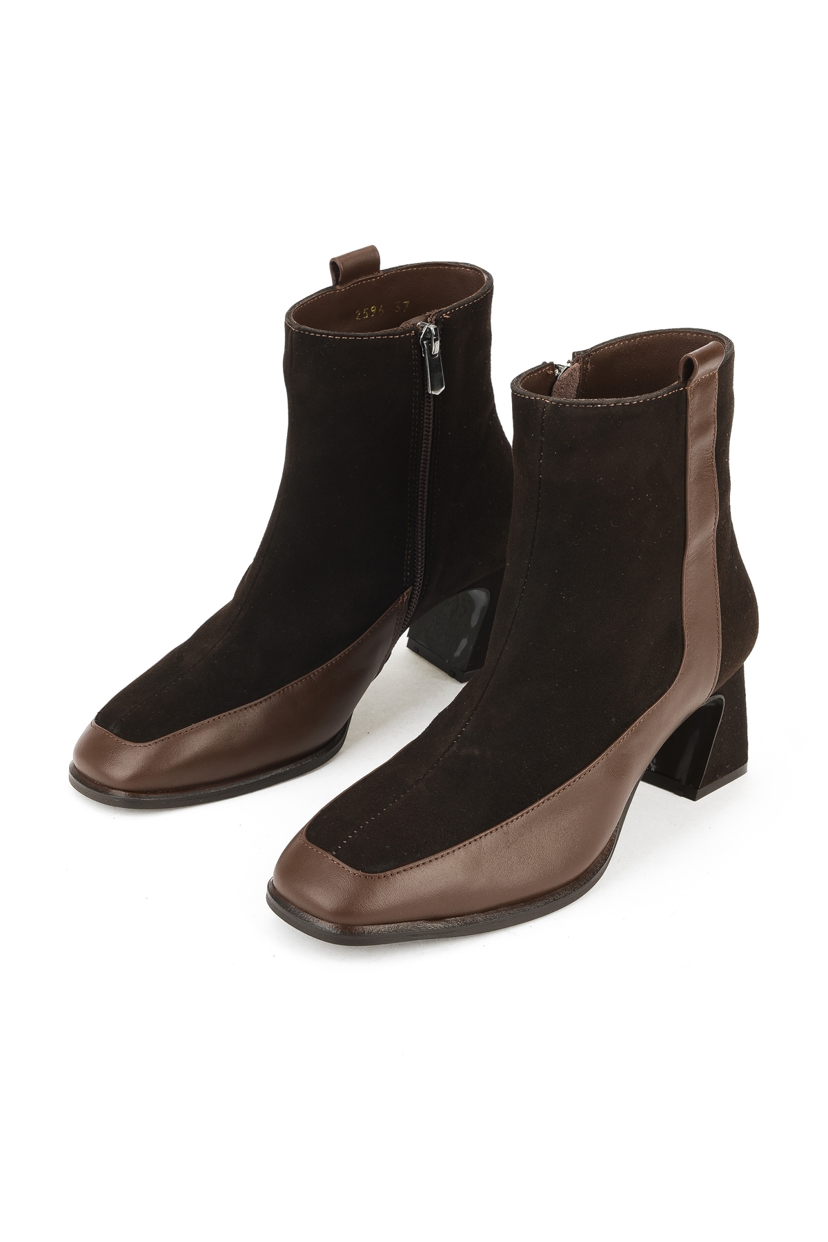 Kadın Hakiki Deri Bot 1531030Z2596 Kahve - Görsel 6