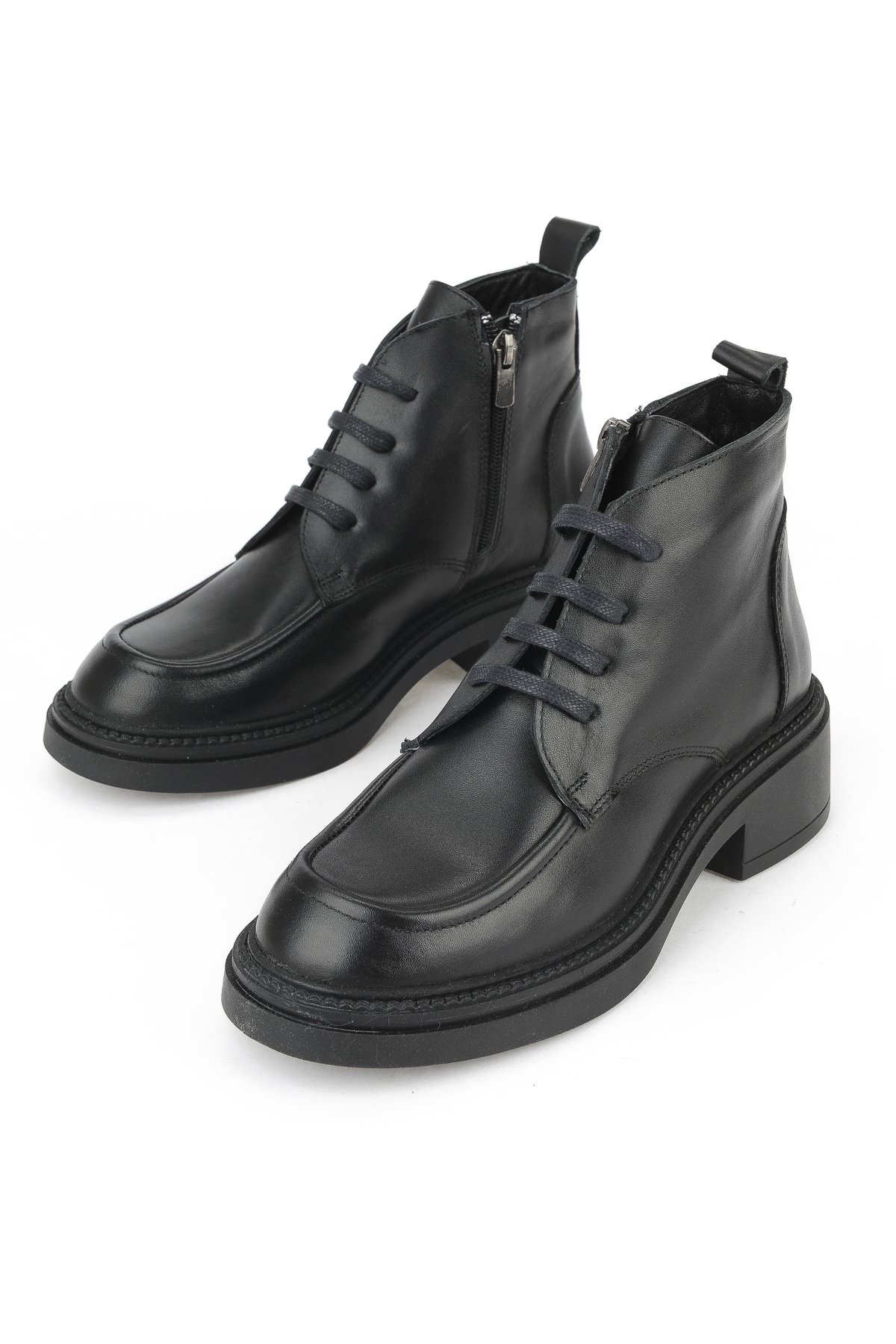 Kadın Hakiki Deri Bot 1531022Z7646 Siyah - Görsel 6