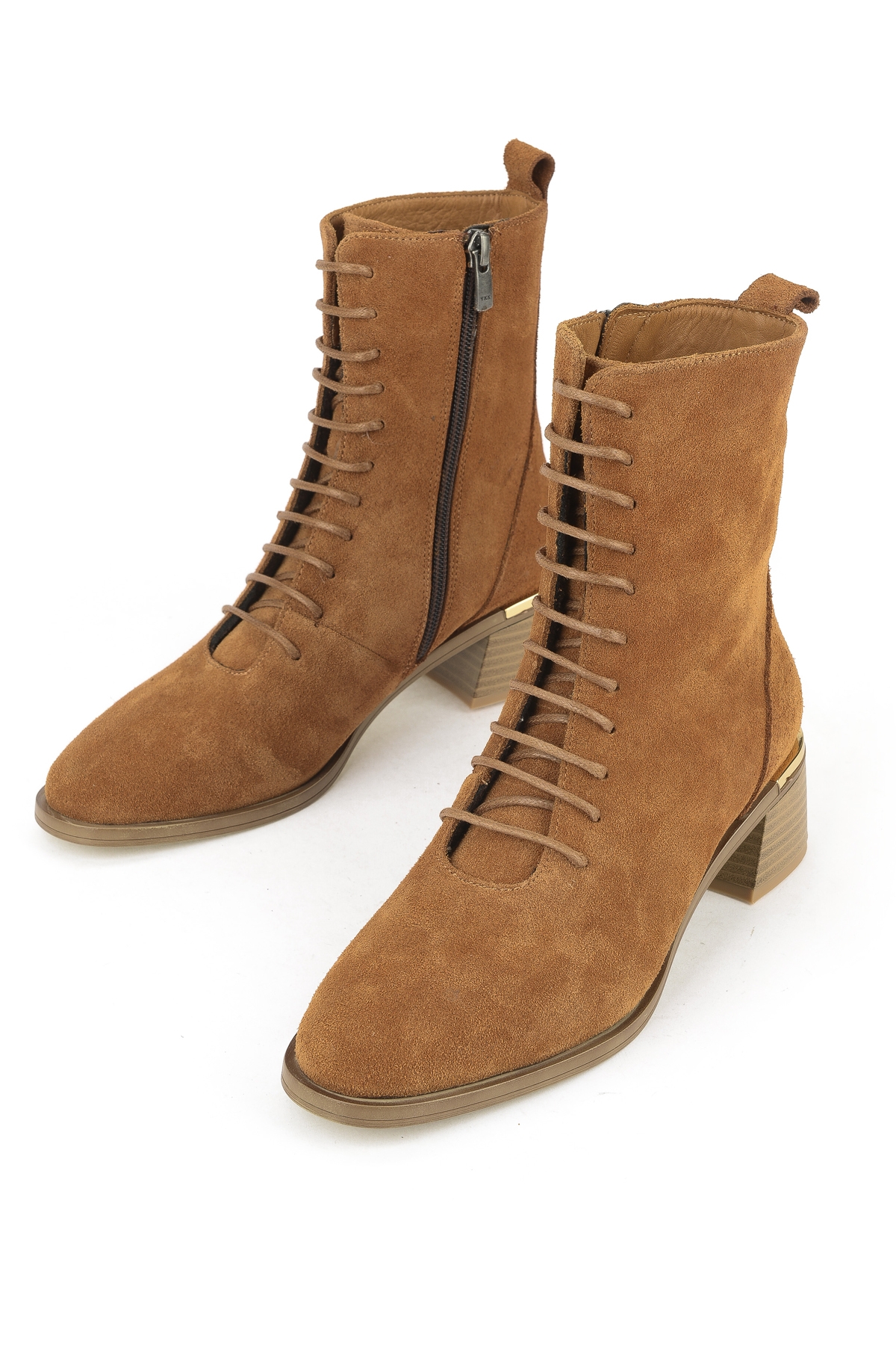 Kadın Hakiki Deri Bot 1531050Z26103551K2 Taba - Görsel 6