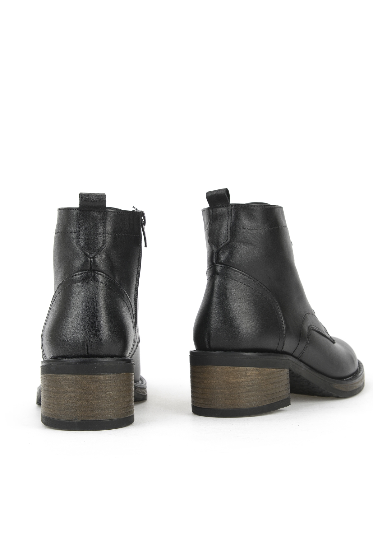 Kadın Hakiki Deri Bot 1531020Z2327 Siyah - Görsel 4