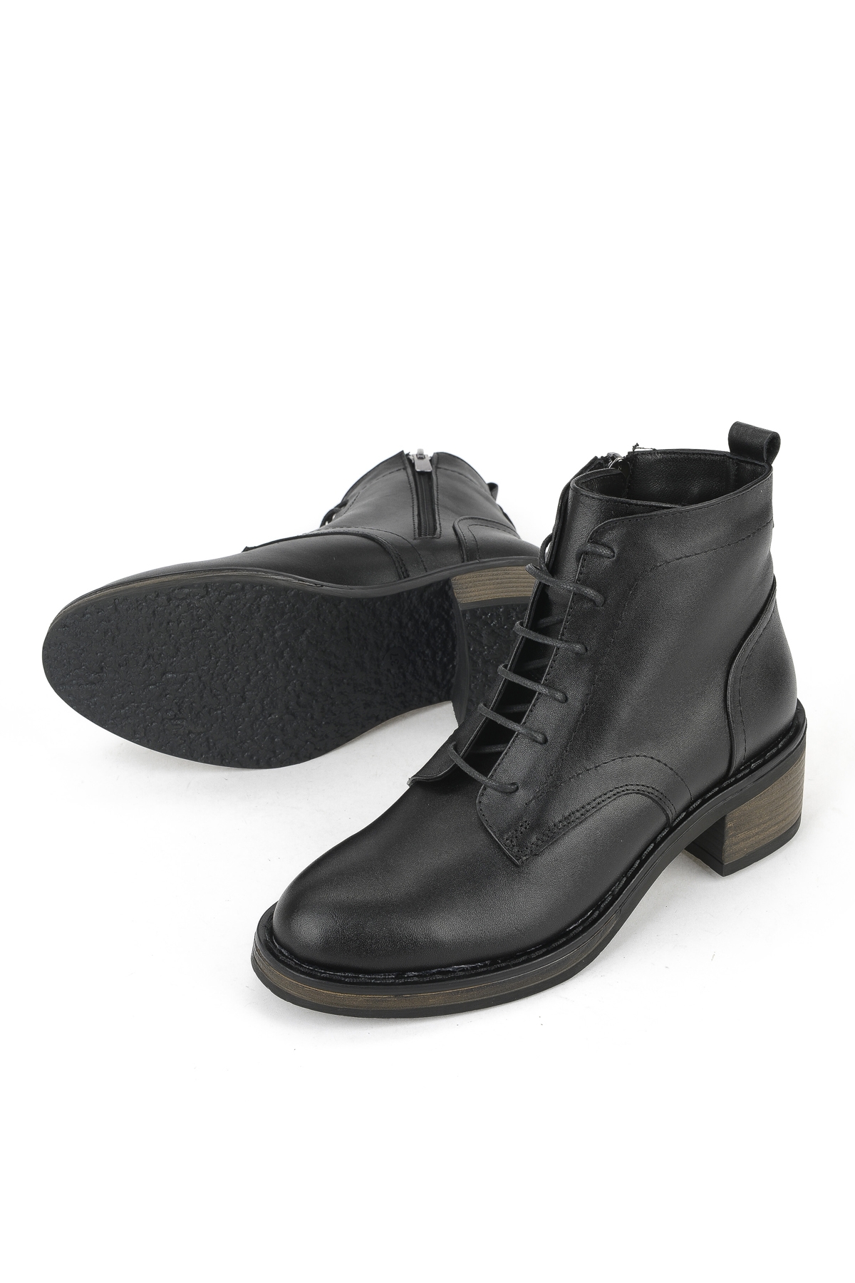 Kadın Hakiki Deri Bot 1531020Z2327 Siyah - Görsel 5