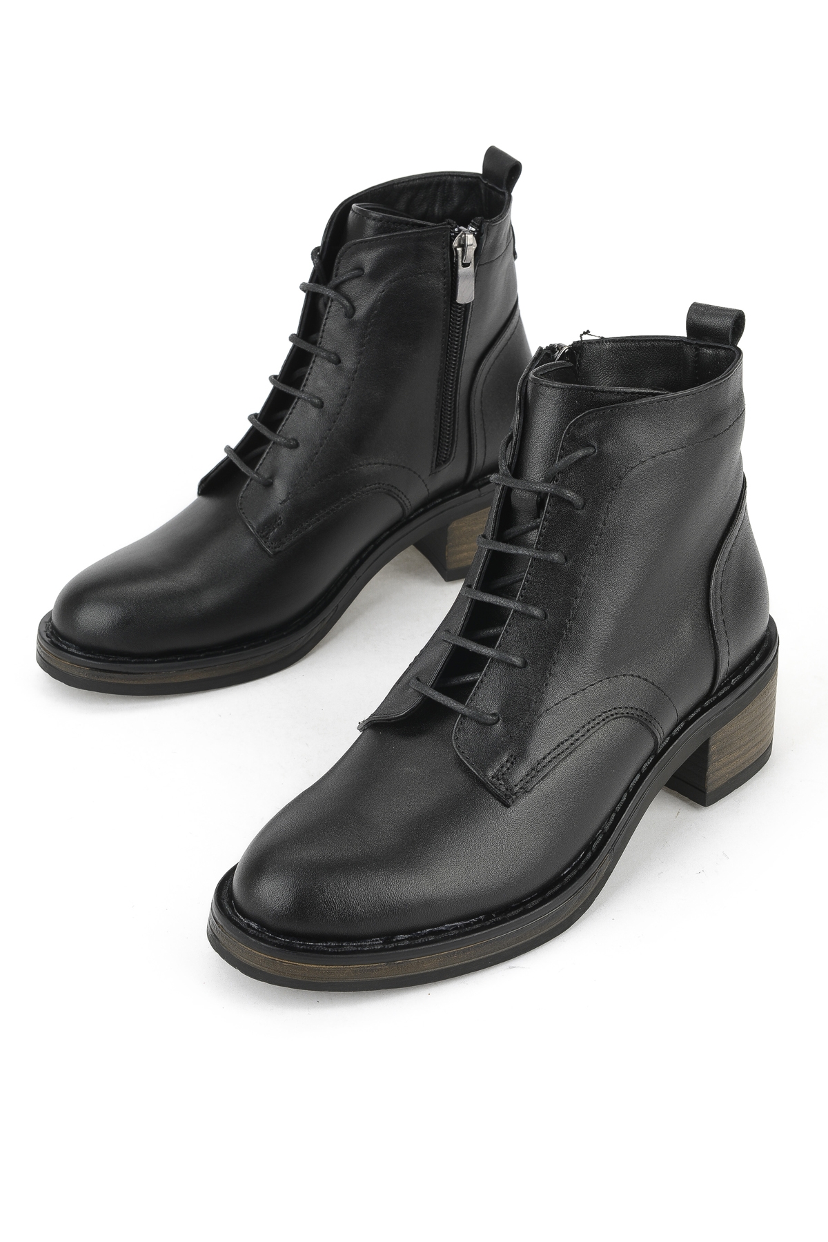 Kadın Hakiki Deri Bot 1531020Z2327 Siyah - Görsel 6