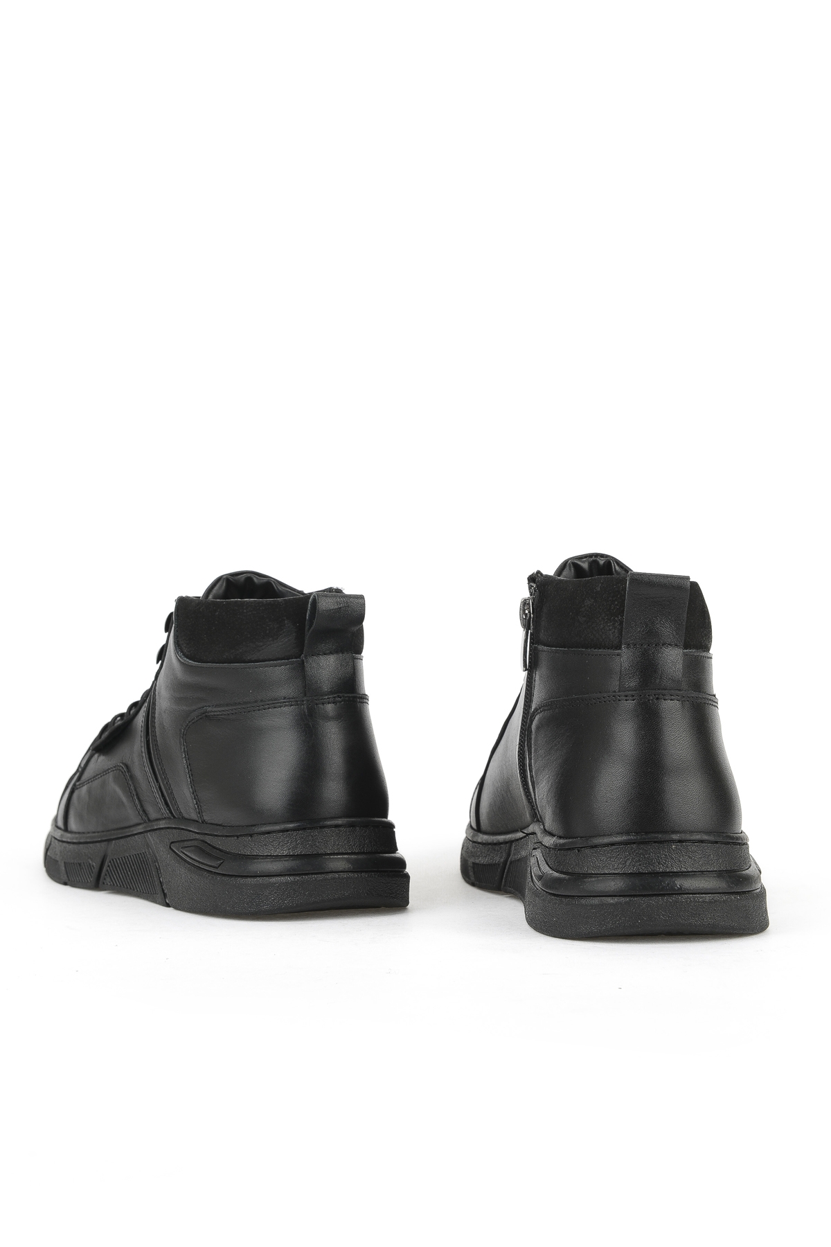 Erkek Hakiki Deri Bot 1531057Z1220 Siyah - Görsel 4