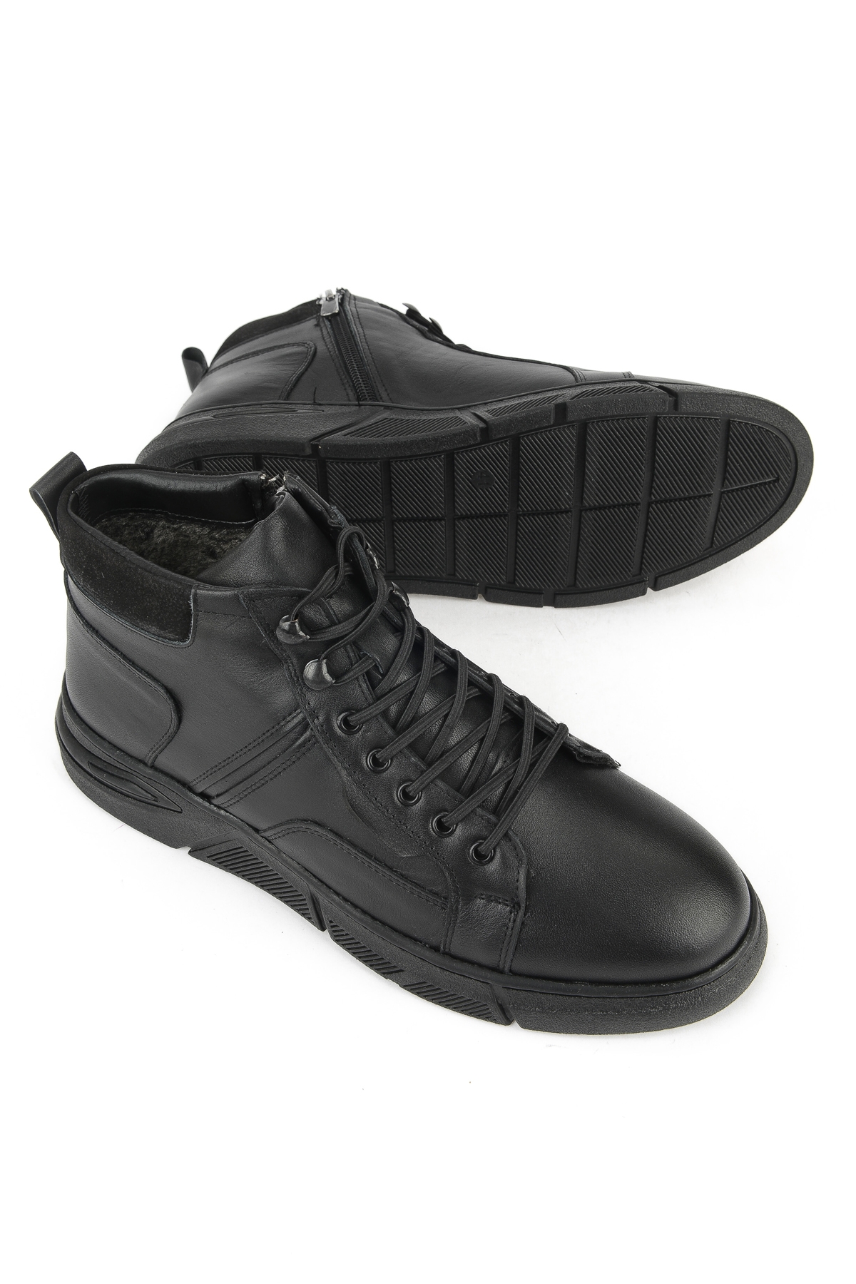 Erkek Hakiki Deri Bot 1531057Z1220 Siyah - Görsel 5