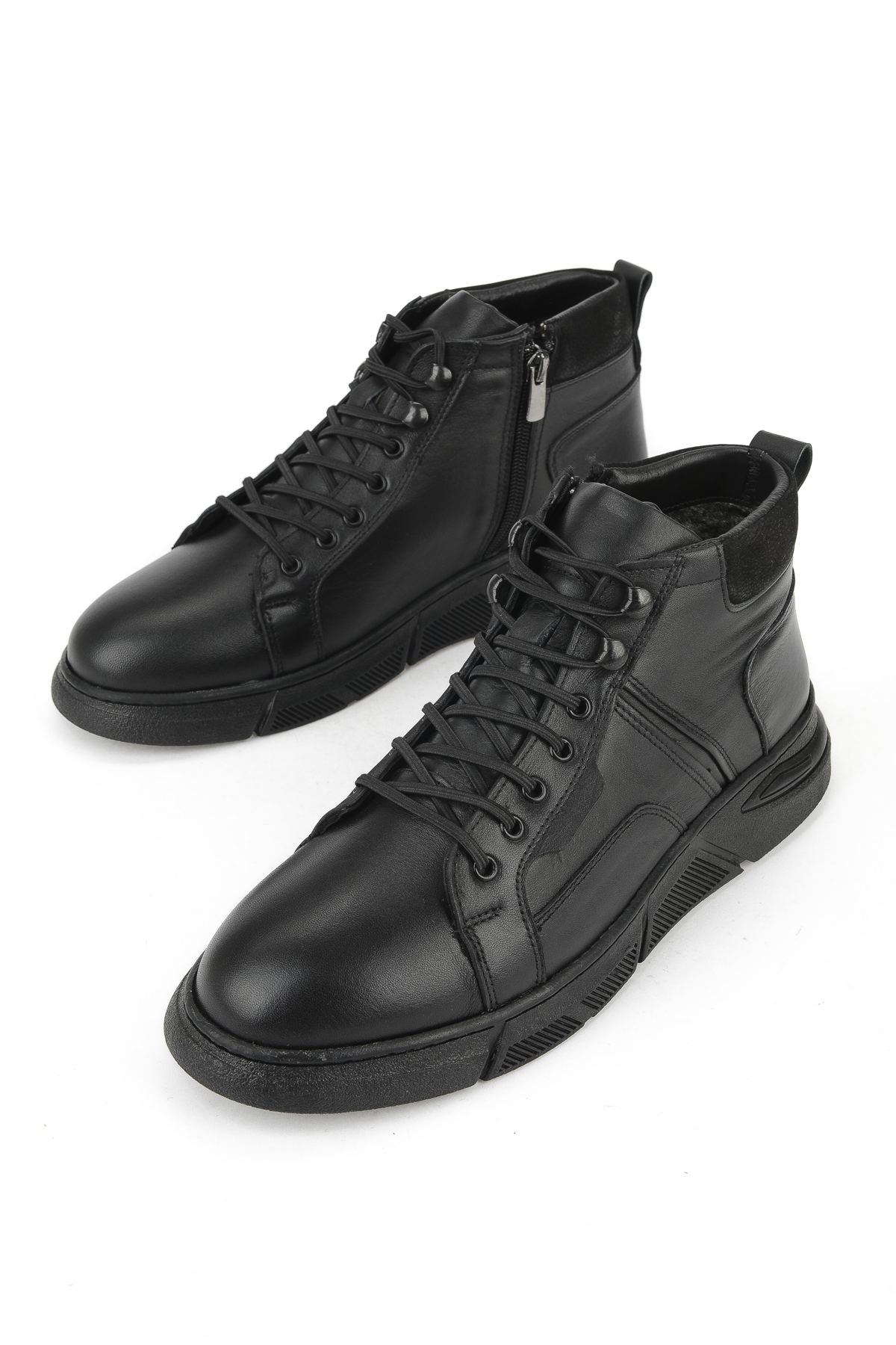 Erkek Hakiki Deri Bot 1531057Z1220 Siyah - Görsel 6