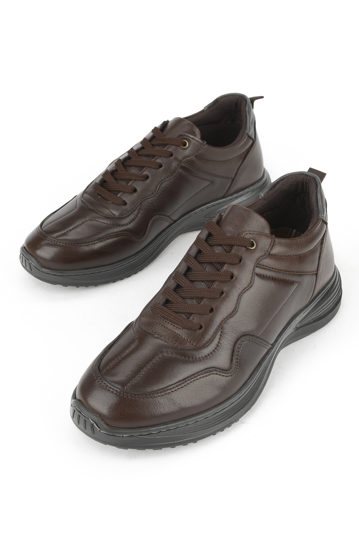 Erkek Hakiki Deri Ayakkabı 1531002Z2089 Kahve - Görsel 6