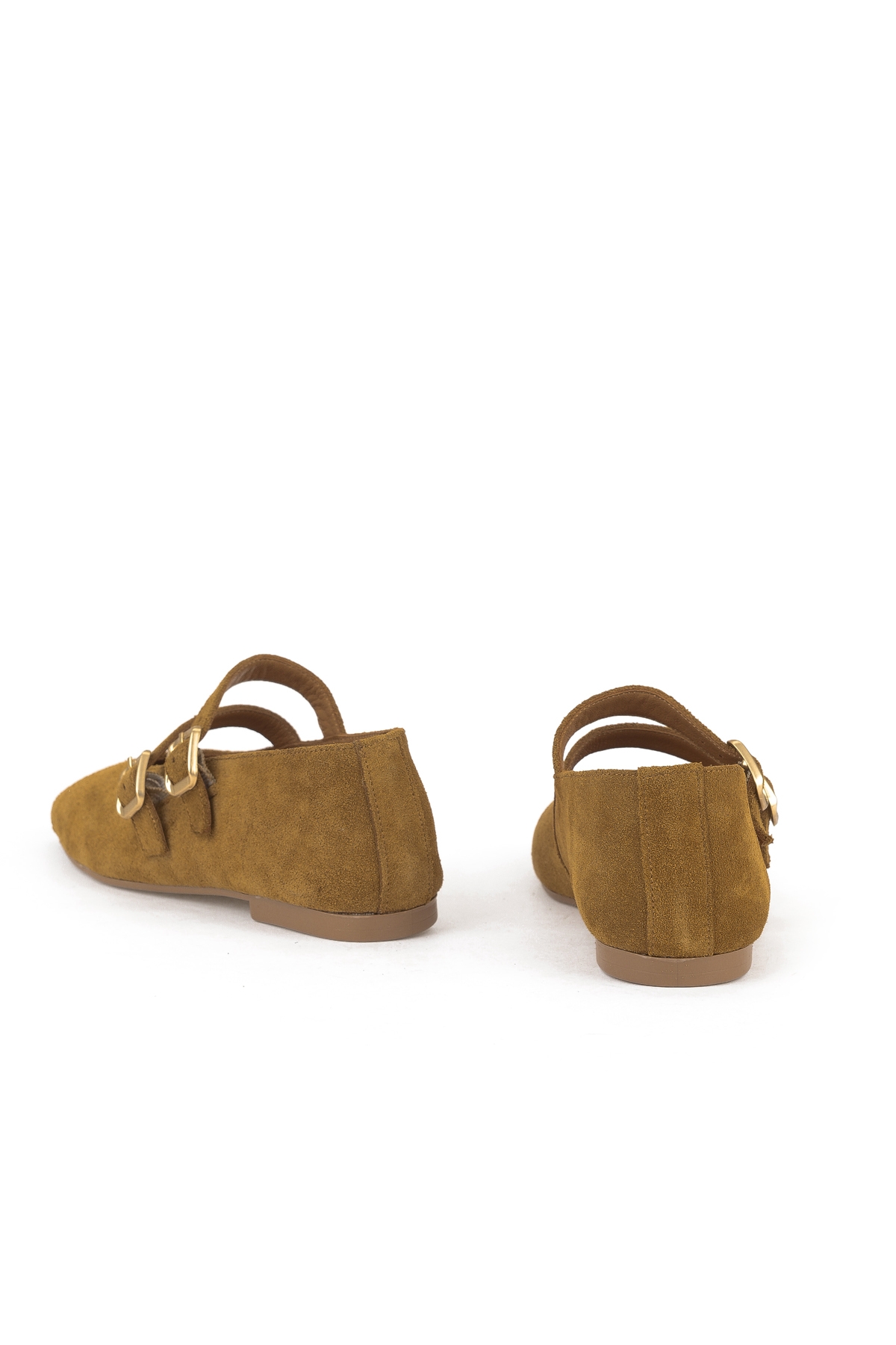 Kadın Hakiki Deri Babet 153111Z4083 Camel - Görsel 4