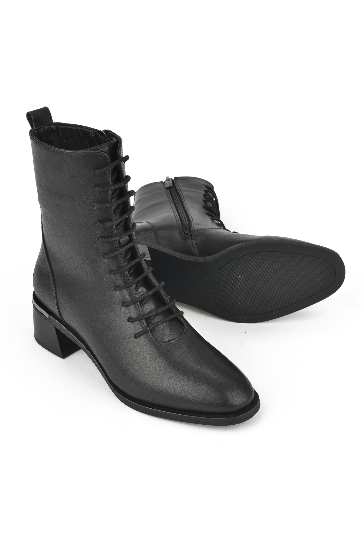 Kadın Hakiki Deri Bot 1531050Z26103551K Siyah - Görsel 5