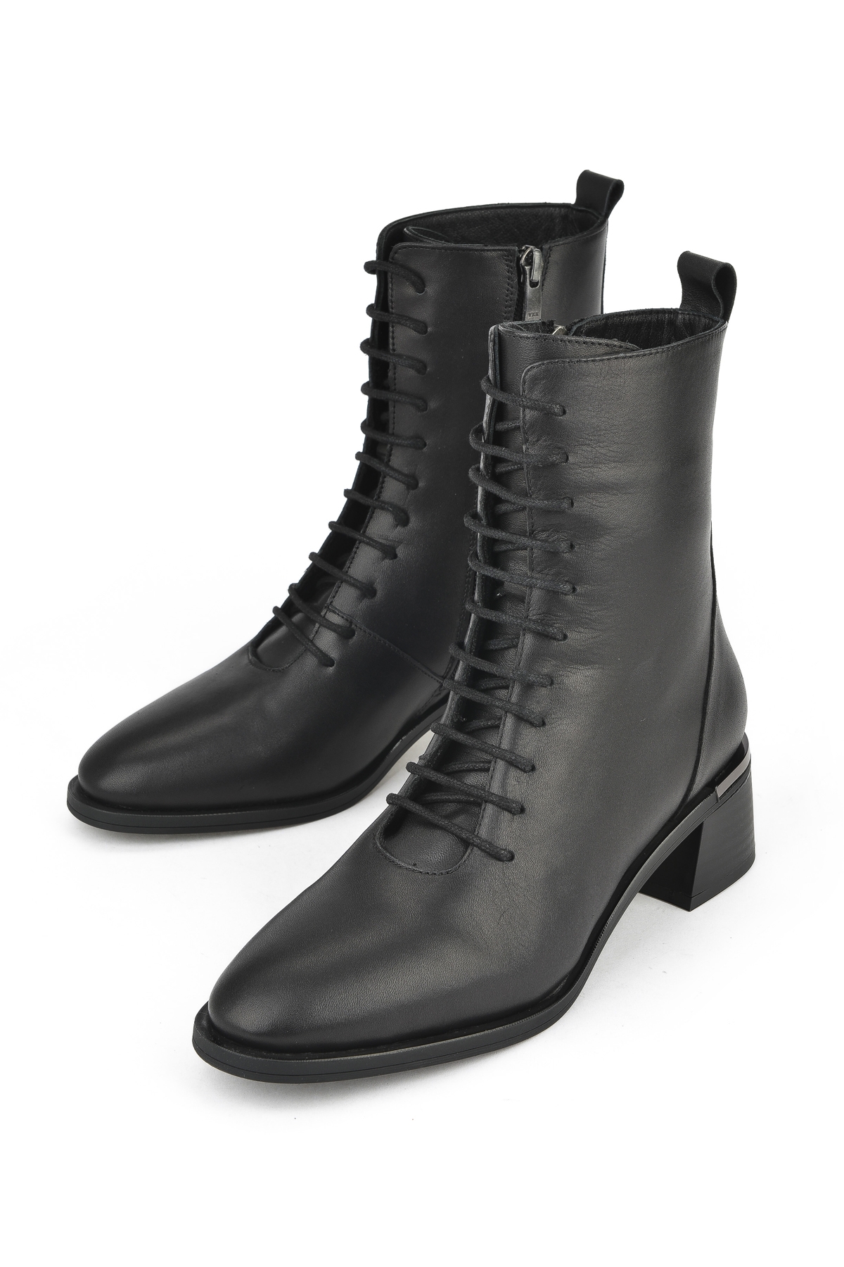 Kadın Hakiki Deri Bot 1531050Z26103551K Siyah - Görsel 6