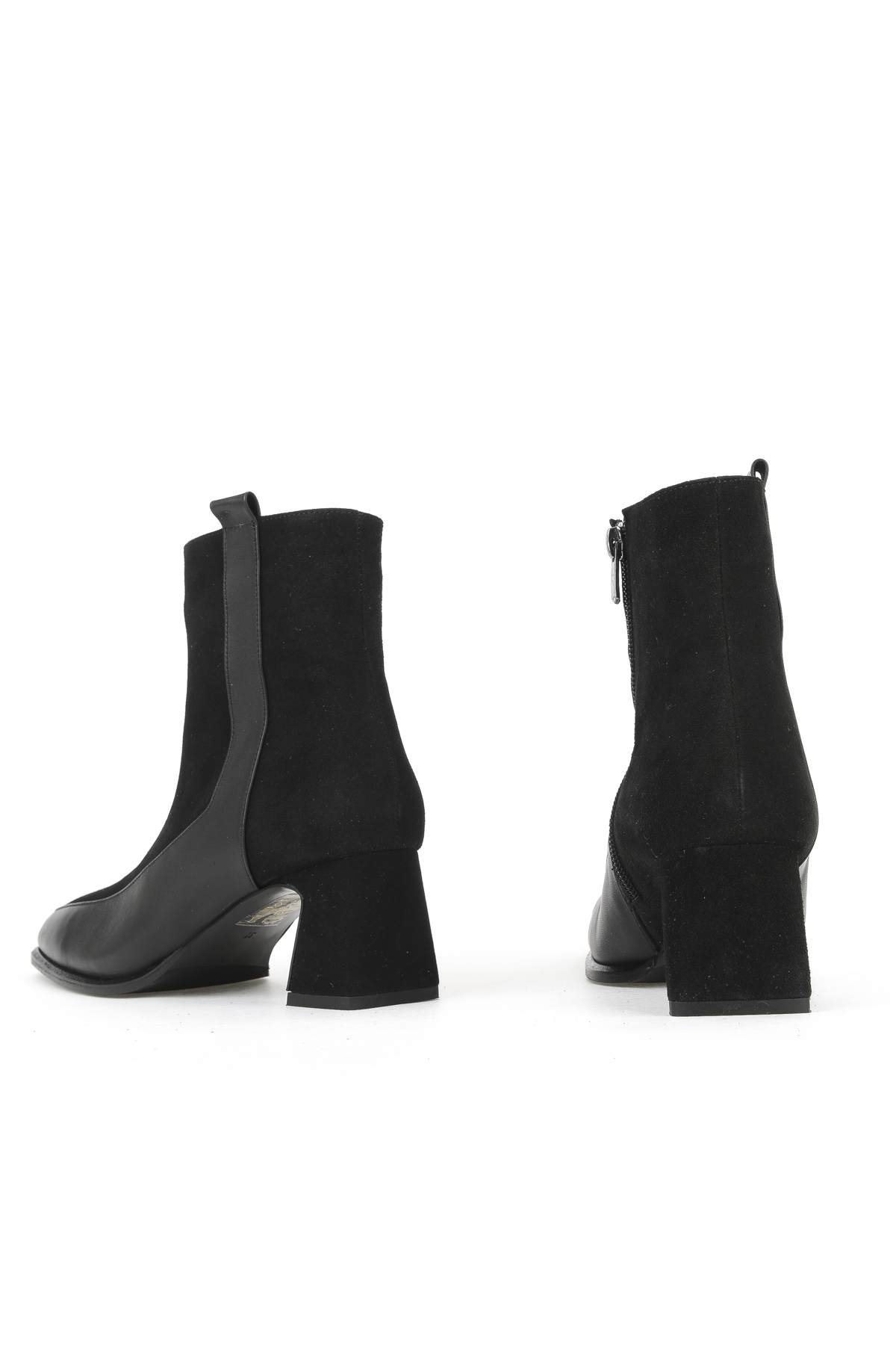 Kadın Hakiki Deri Bot 1531030Z2596 Siyah - Görsel 4