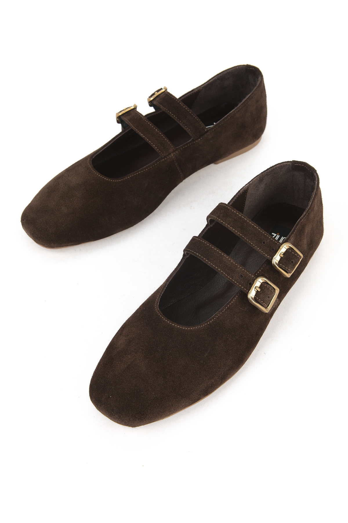 Kadın Hakiki Deri Babet 153111Z4083 Kahve - Görsel 6