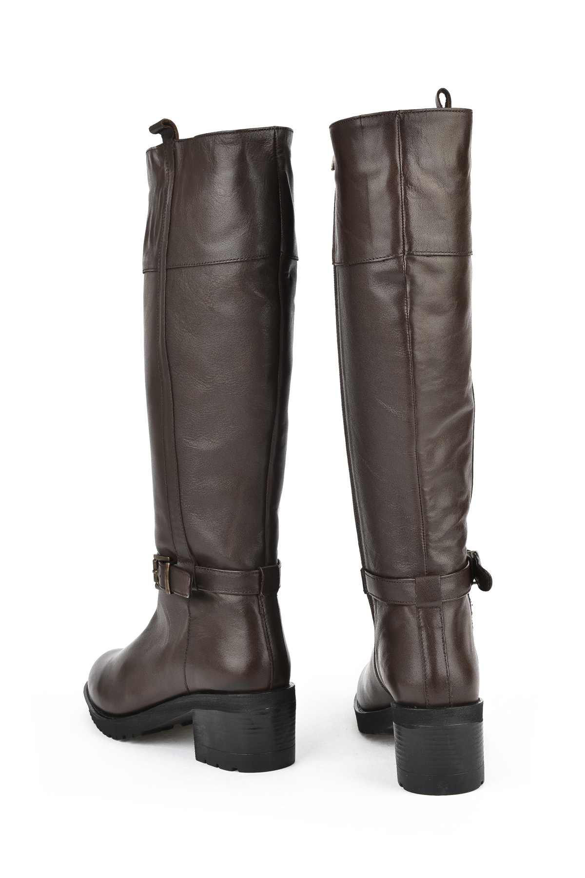 Kadın Hakiki Deri Çizme 15319Z8006 Kahve - Görsel 4