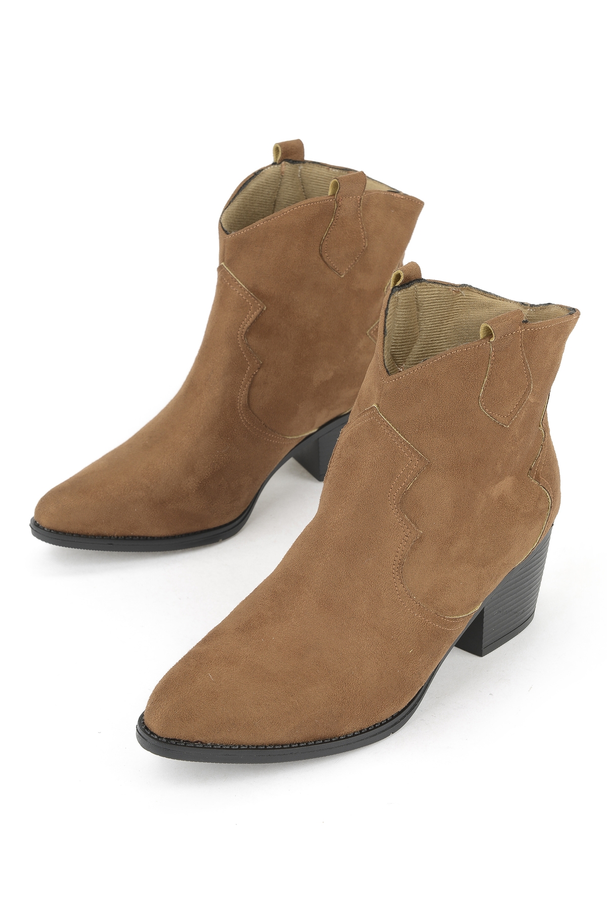 Kadın Kovboy Bot 1531044Z4005 Taba - Görsel 6