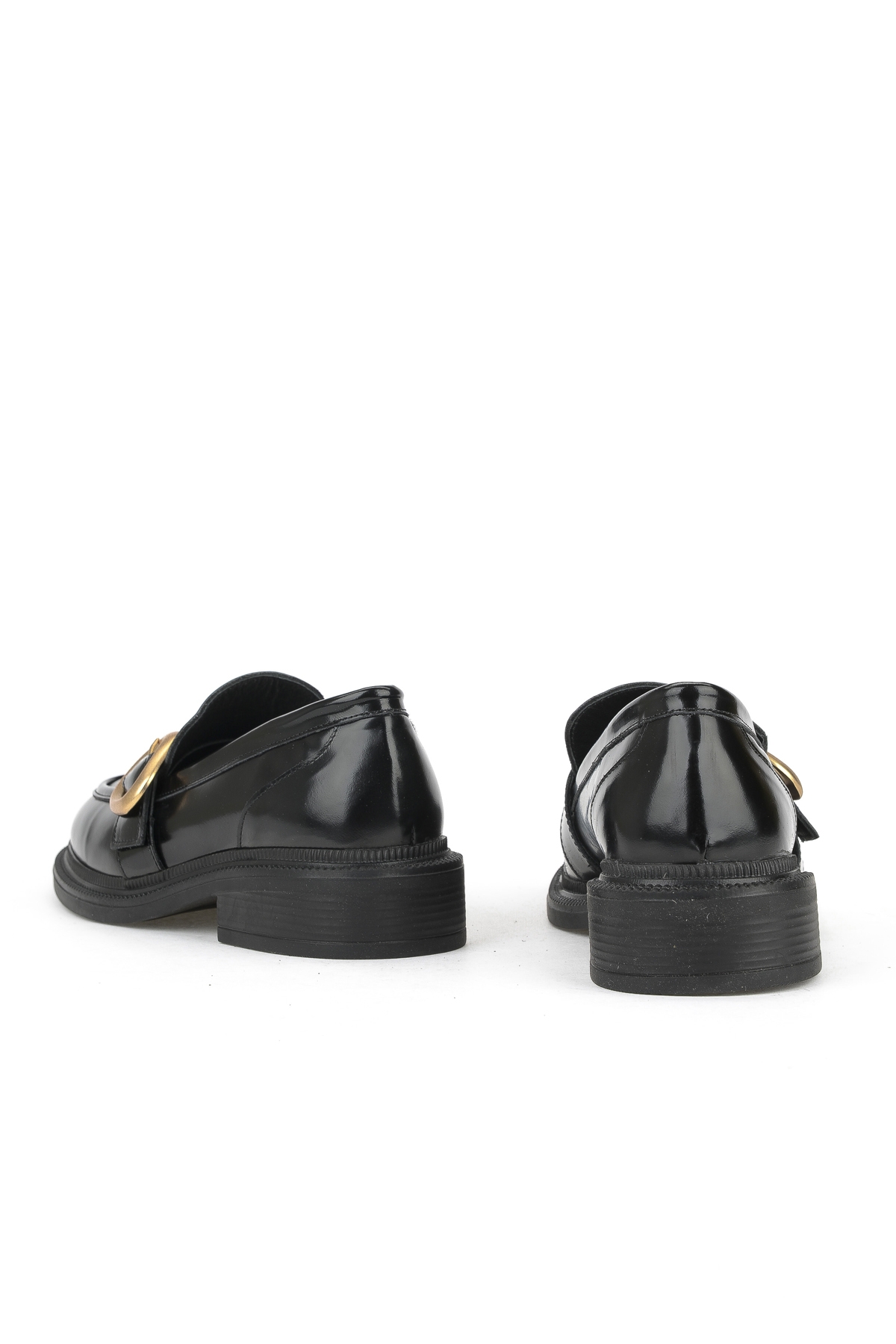 Kadın Hakiki Deri Ayakkabı 153111Z22410 Siyah - Görsel 4