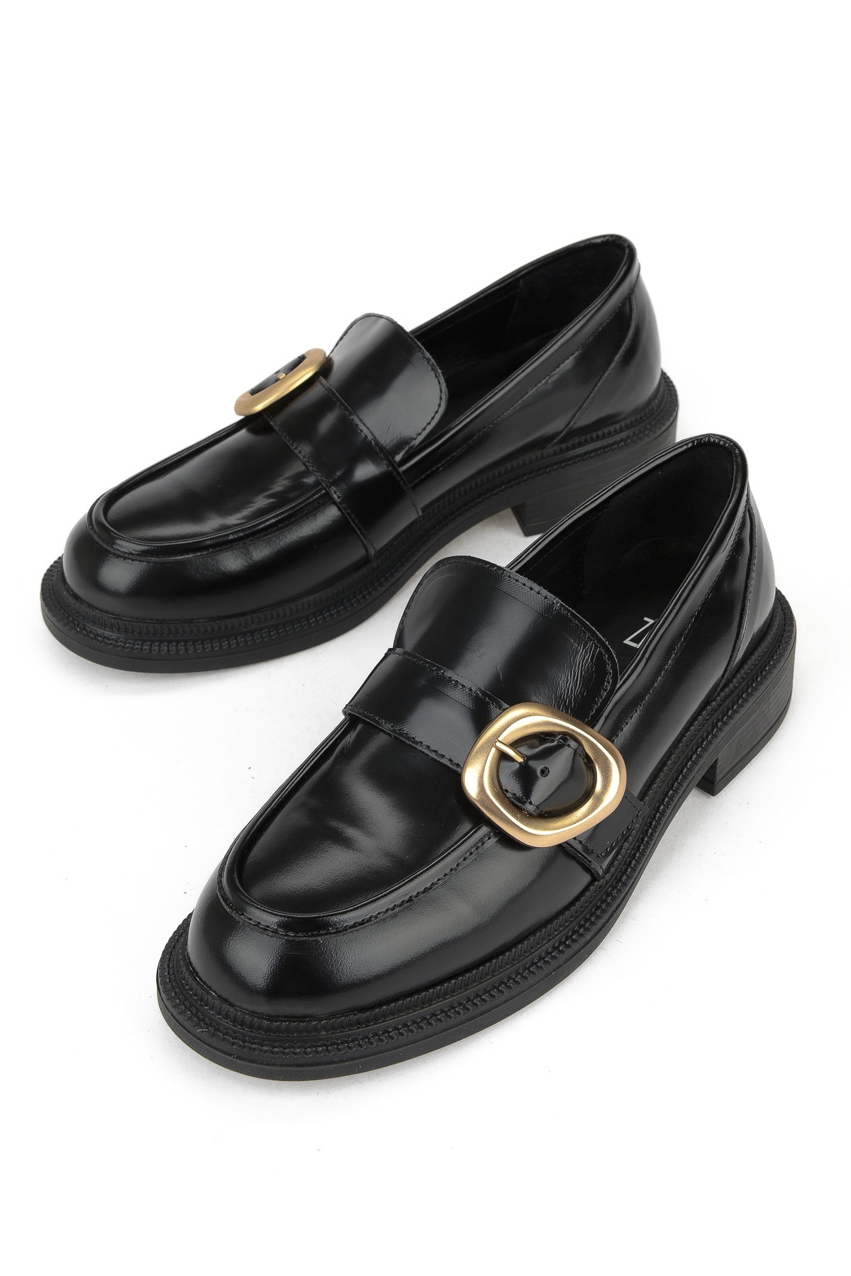 Kadın Hakiki Deri Ayakkabı 153111Z22410 Siyah - Görsel 6