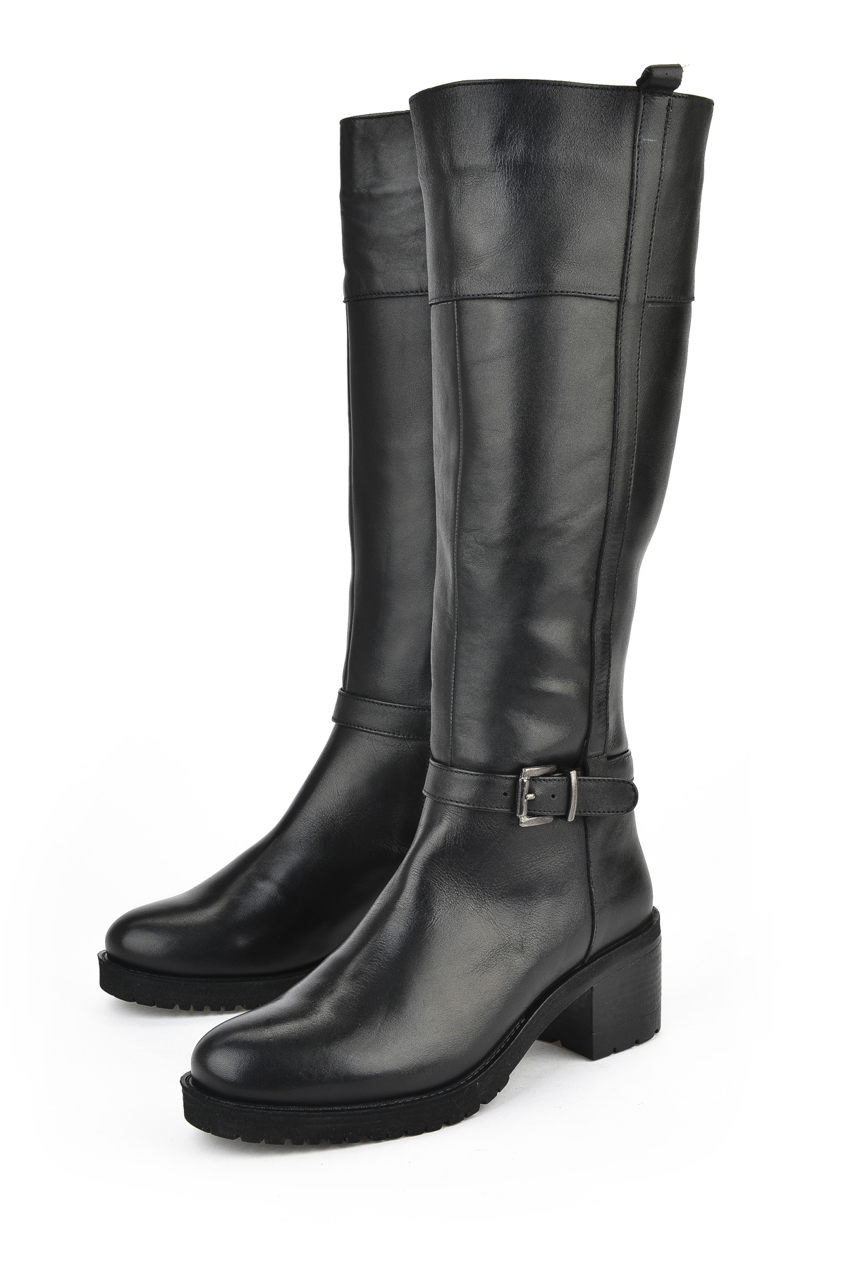 Kadın Hakiki Deri Çizme 15319Z8006 Siyah - Görsel 6