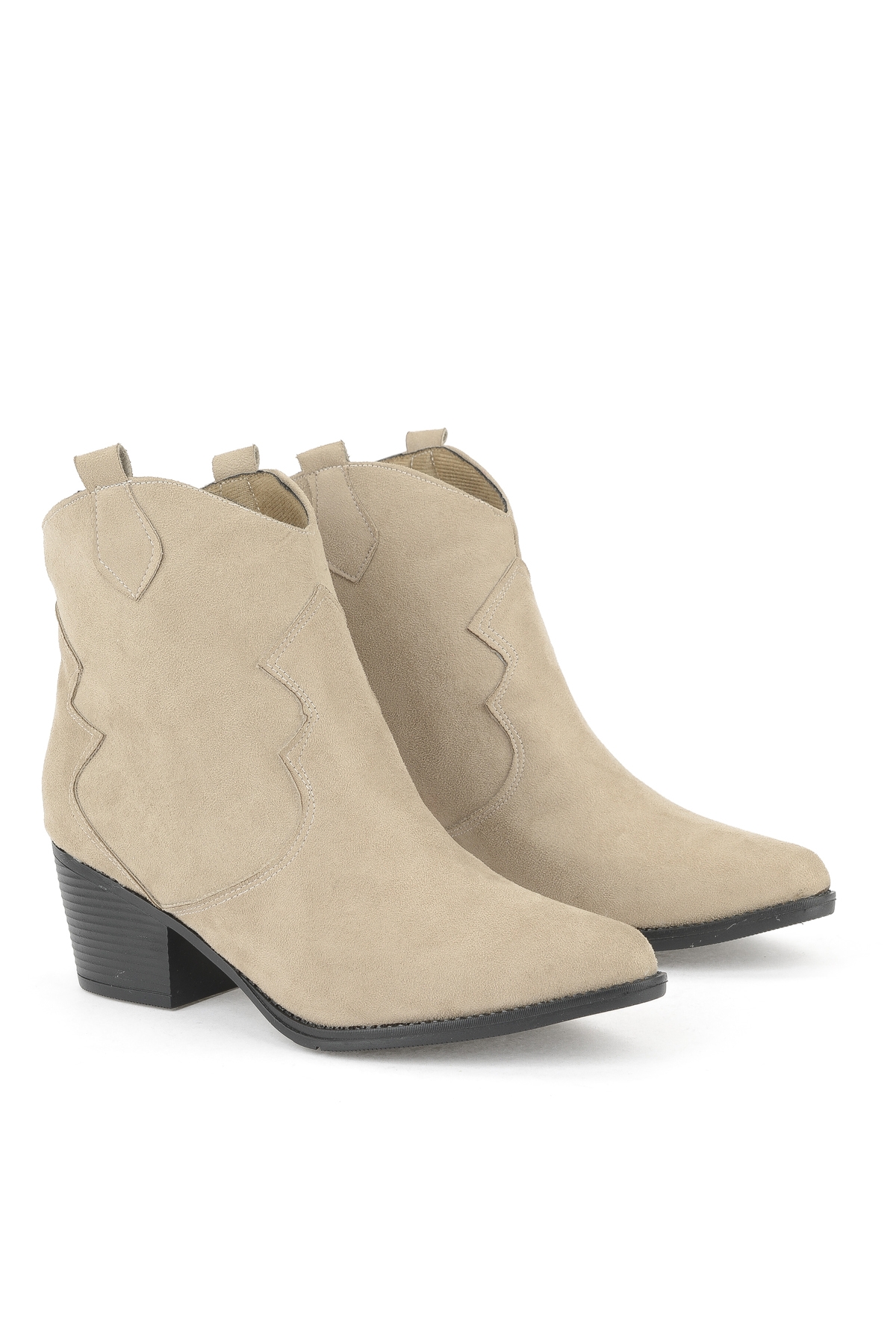 Kadın Kovboy Bot 1531044Z4005 Vizon - Görsel 3