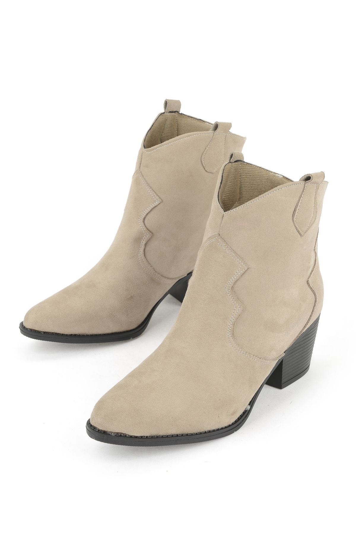 Kadın Kovboy Bot 1531044Z4005 Vizon - Görsel 6