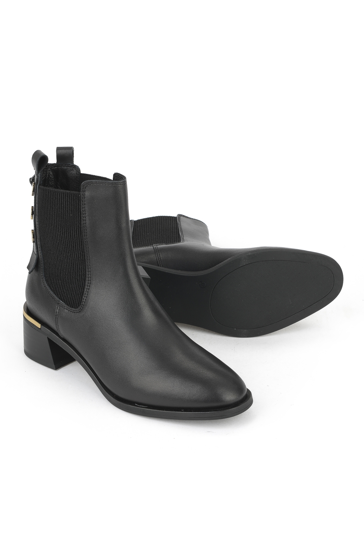 Kadın Hakiki Deri Bot 1531050Z26103552K Siyah - Görsel 5