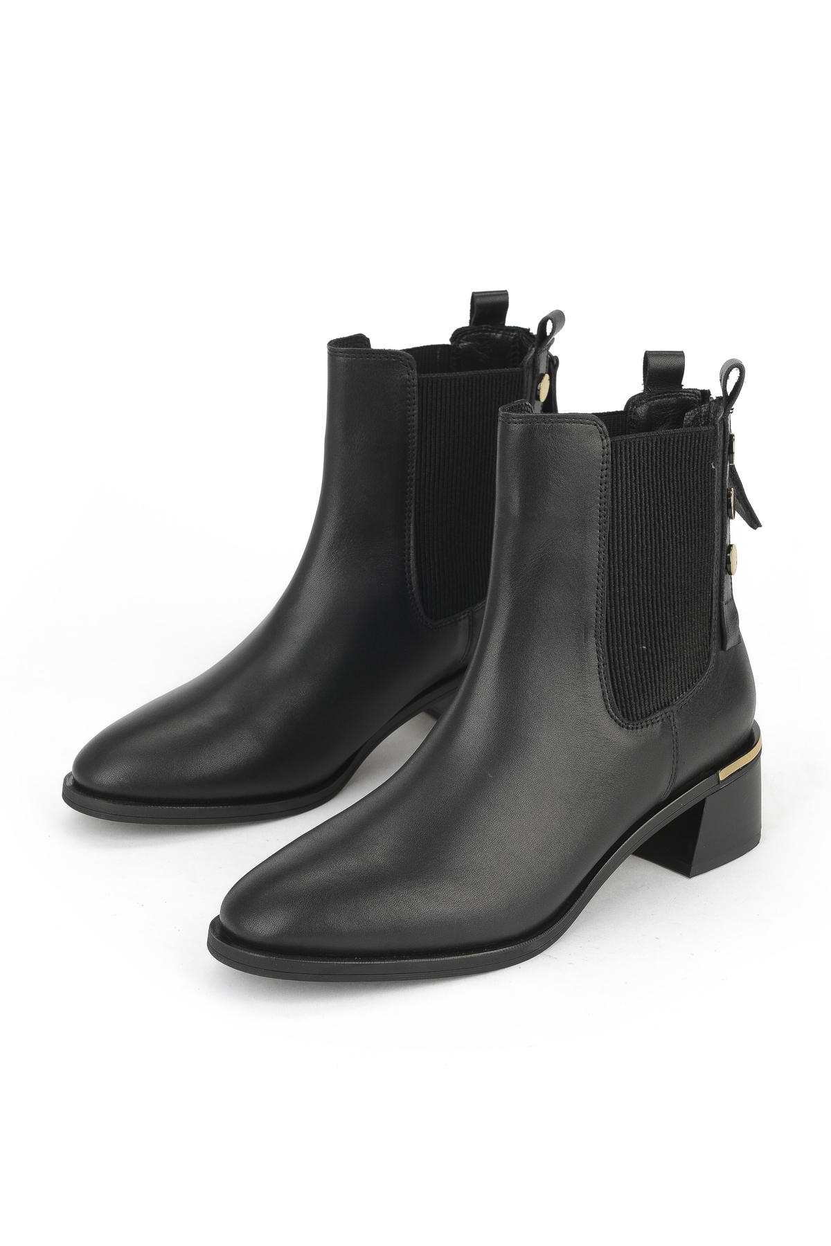Kadın Hakiki Deri Bot 1531050Z26103552K Siyah - Görsel 6