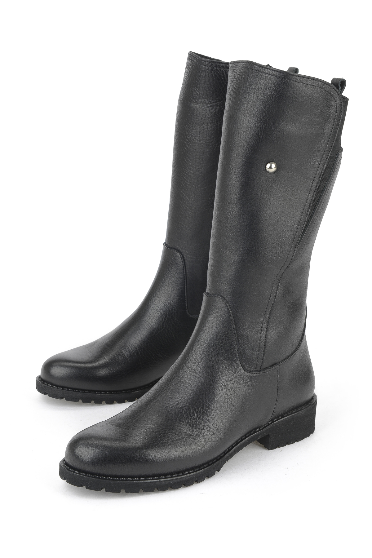 Kadın Hakiki Deri Çizme 15319Z88042 Siyah - Görsel 6