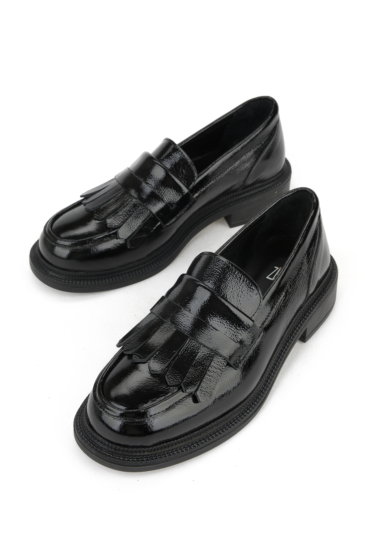 Kadın Hakiki Deri Ayakkabı 153111Z224022 Siyah - Görsel 6