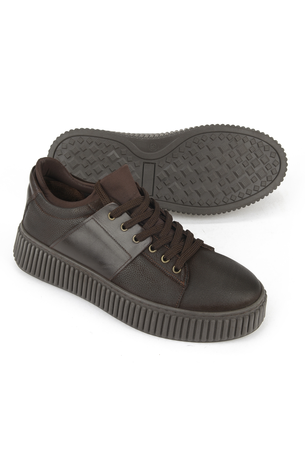 Erkek Hakiki Deri Ayakkabı 1531025Z25092 Kahve - Görsel 5