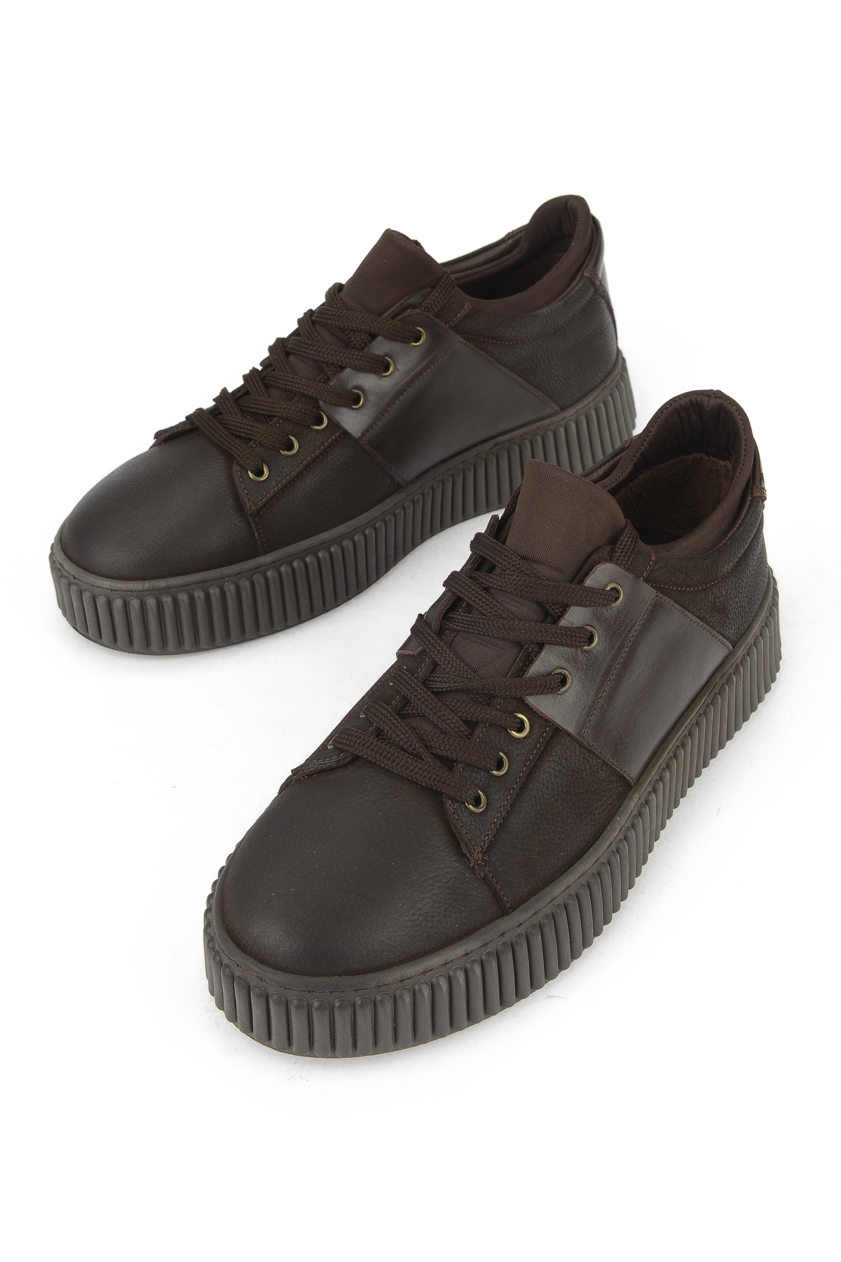 Erkek Hakiki Deri Ayakkabı 1531025Z25092 Kahve - Görsel 6