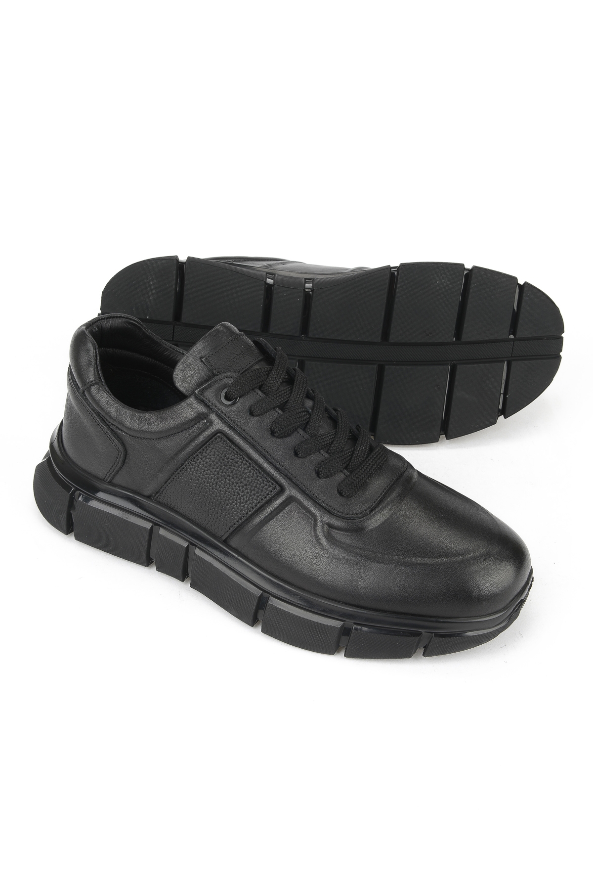 Erkek Hakiki Deri Ayakkabı 1531025Z2510 Siyah - Görsel 5