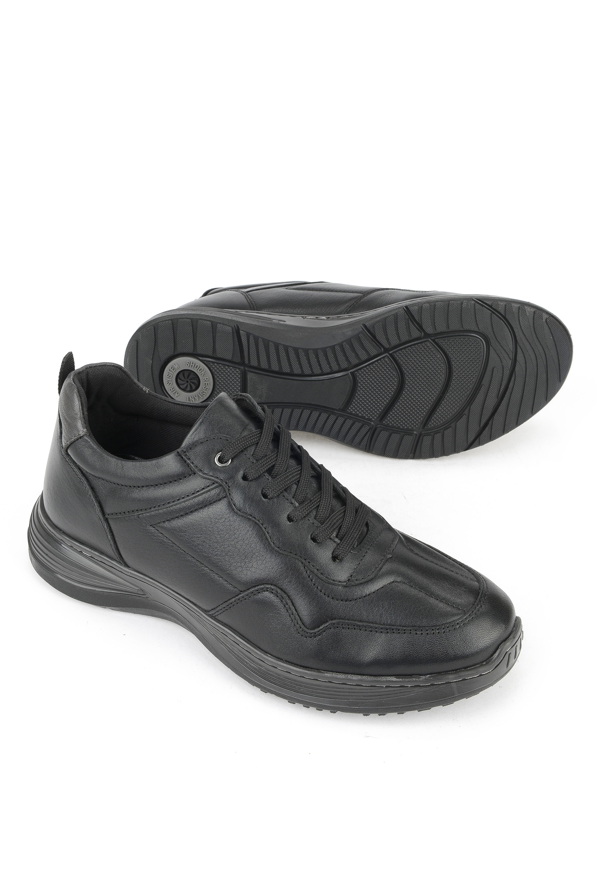 Erkek Hakiki Deri Ayakkabı 1531002Z2089 Siyah - Görsel 5