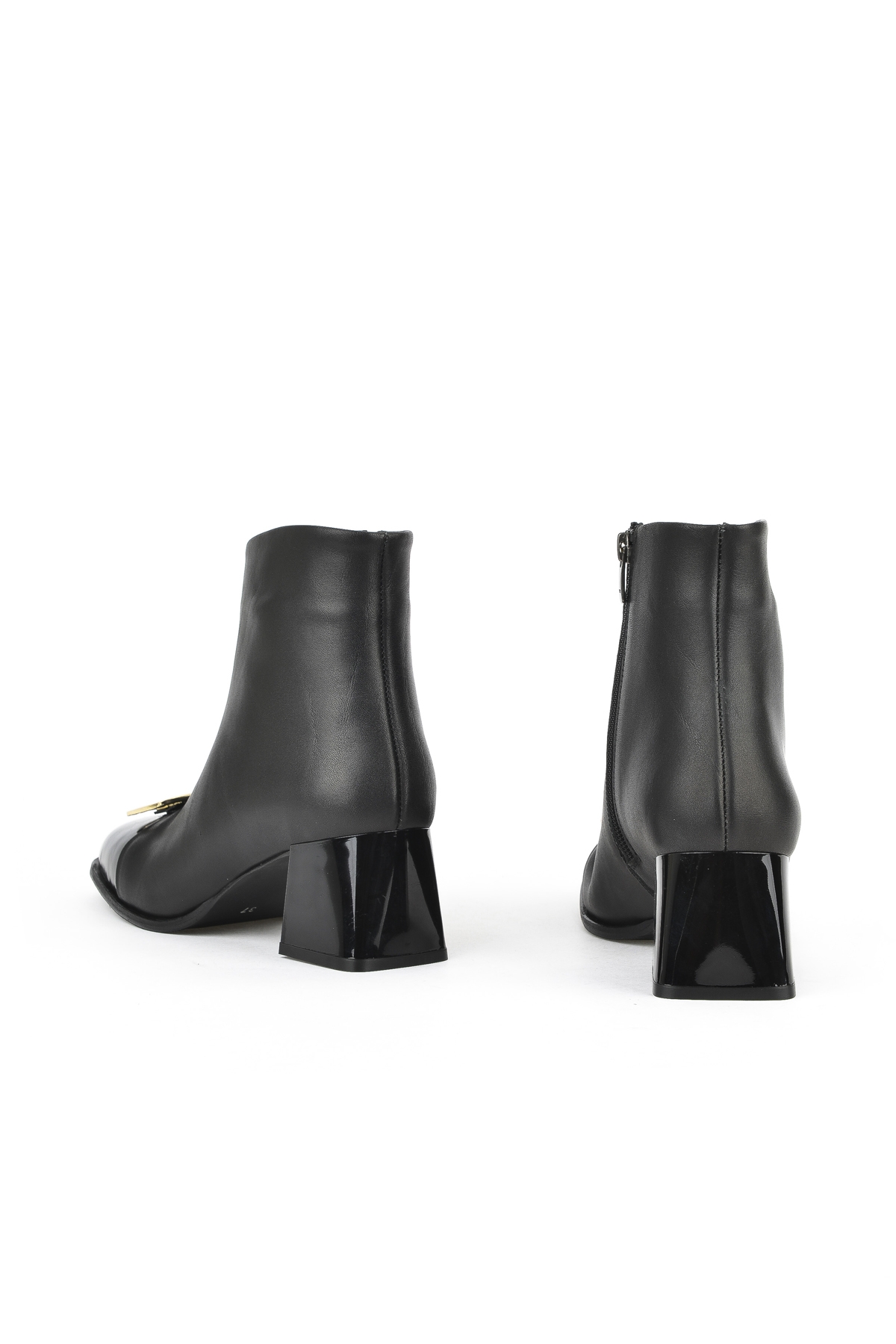 Kadın Hakiki Deri Bot 1531050Z26104557K Siyah - Görsel 4