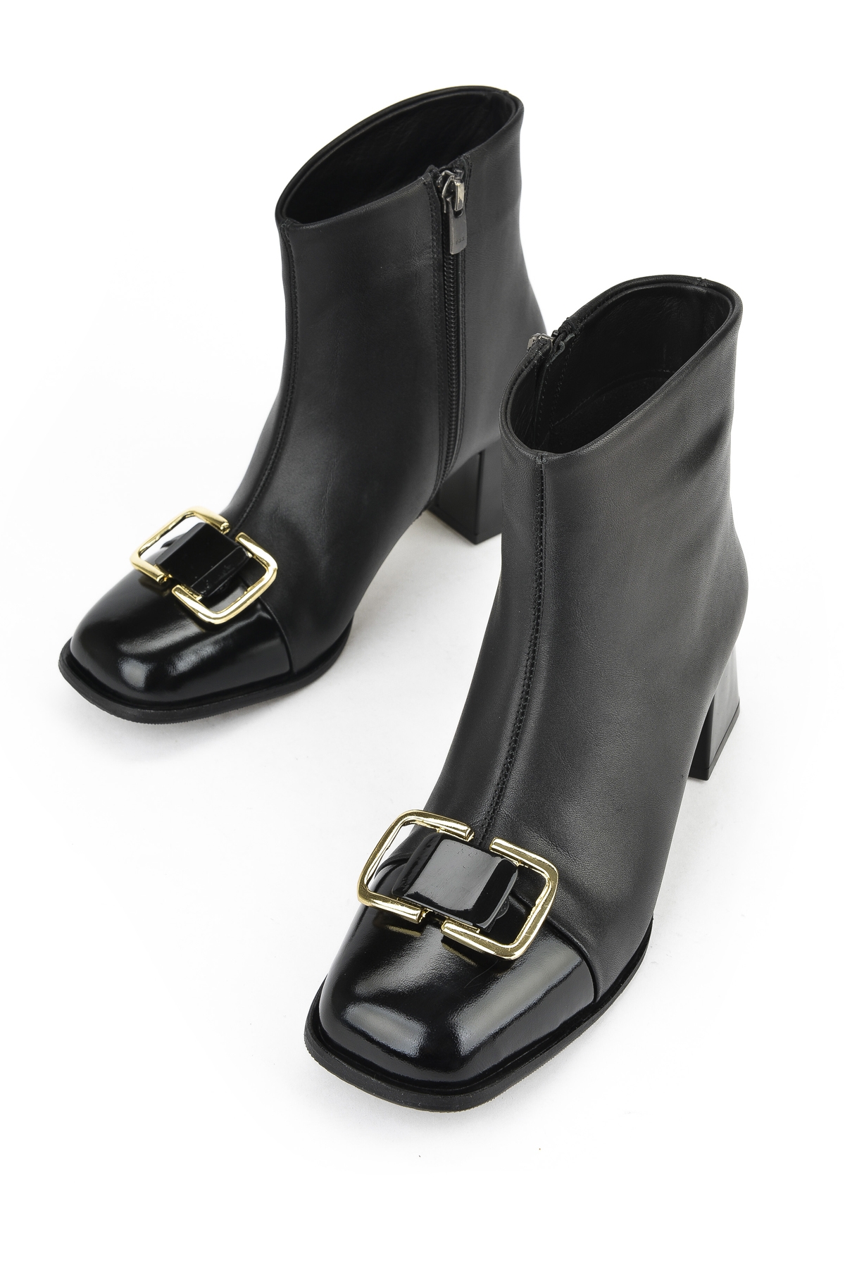 Kadın Hakiki Deri Bot 1531050Z26104557K Siyah - Görsel 6