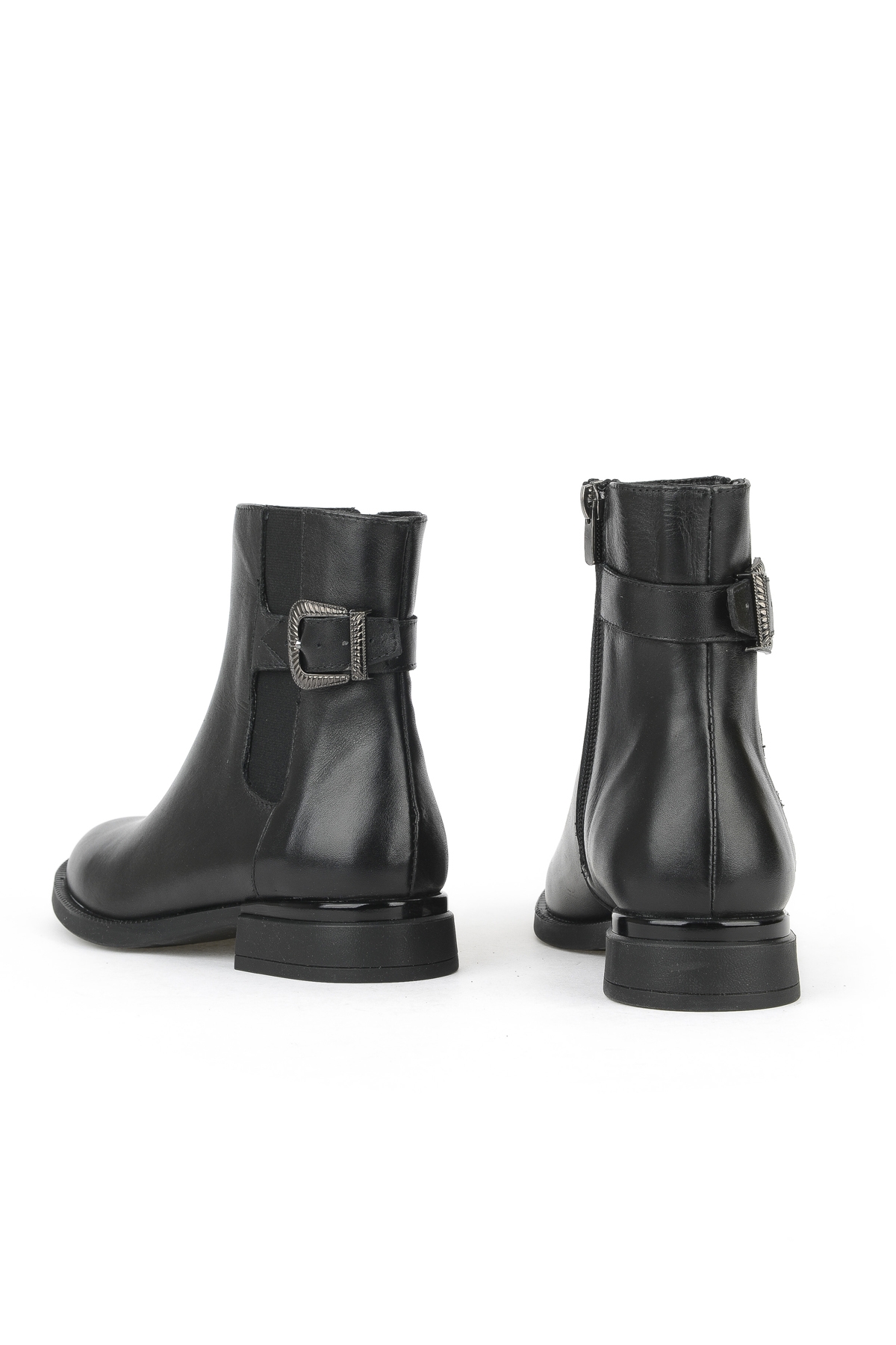 Kadın Hakiki Deri Bot 1531022Z7614 Siyah - Görsel 4