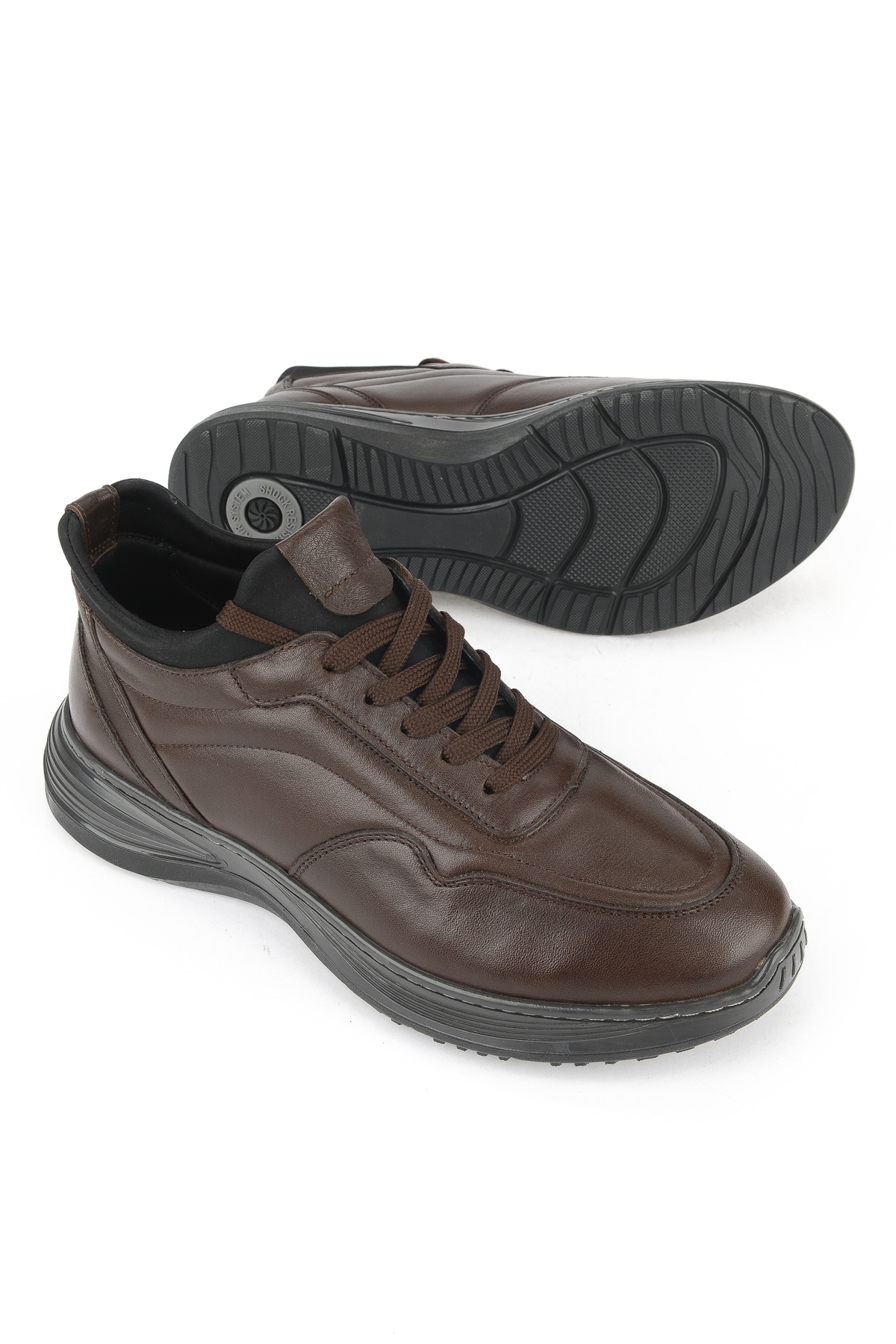 Erkek Hakiki Deri Ayakkabı 1531002Z3059 Kahve - Görsel 5