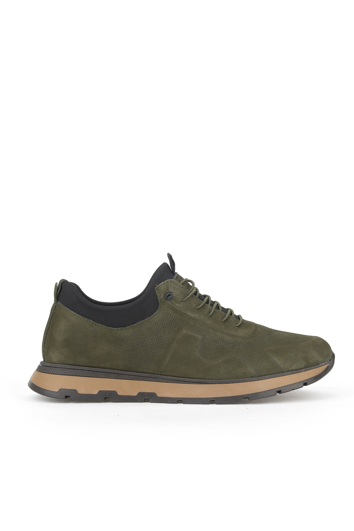 Erkek Hakiki Deri Sneaker 1531037Z24112 Haki - Görsel 2
