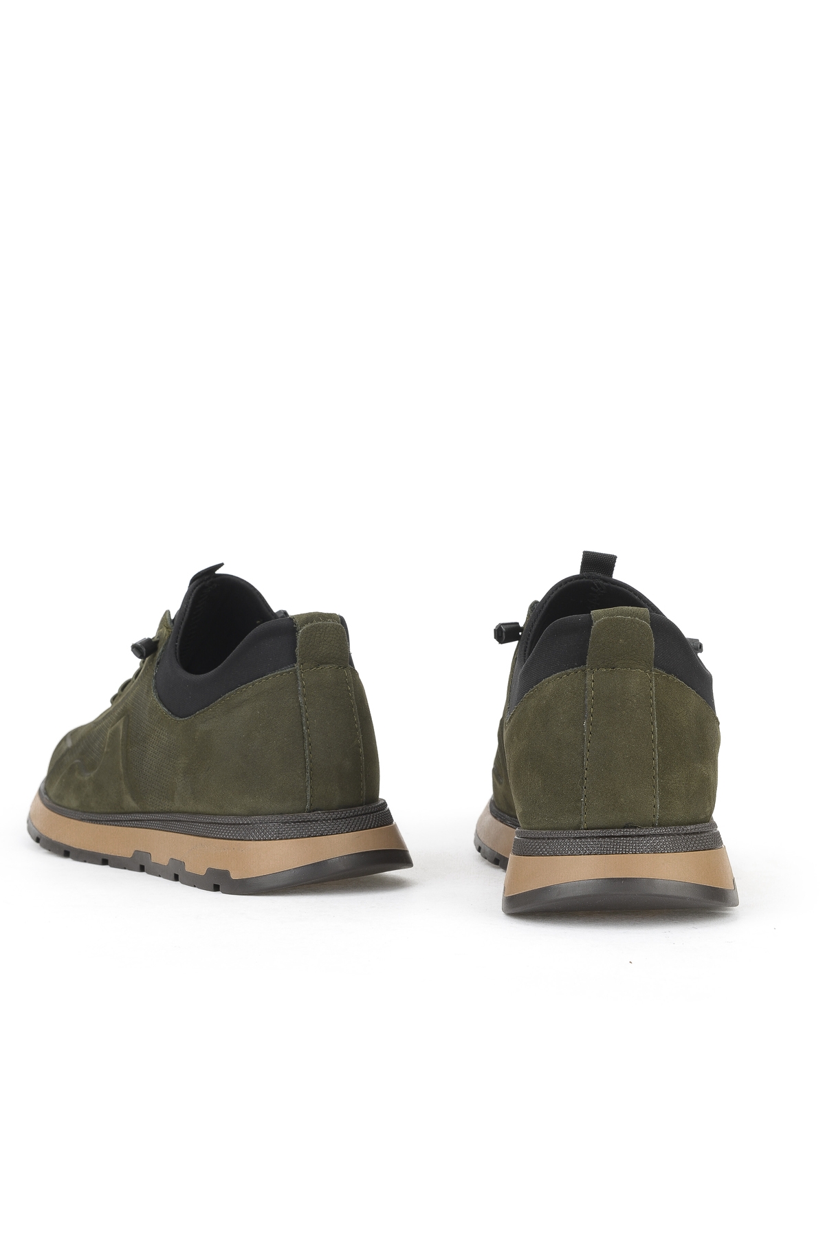 Erkek Hakiki Deri Sneaker 1531037Z24112 Haki - Görsel 4