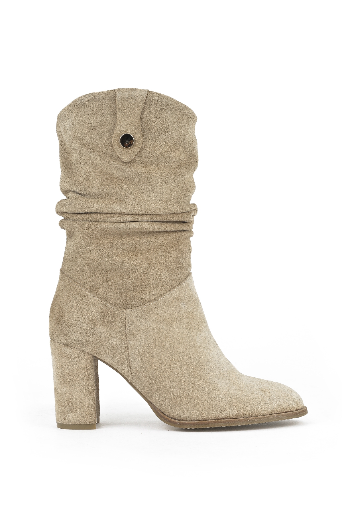 Kadın Hakiki Deri Çizme 1531050Z25100670K Bej - Görsel 2