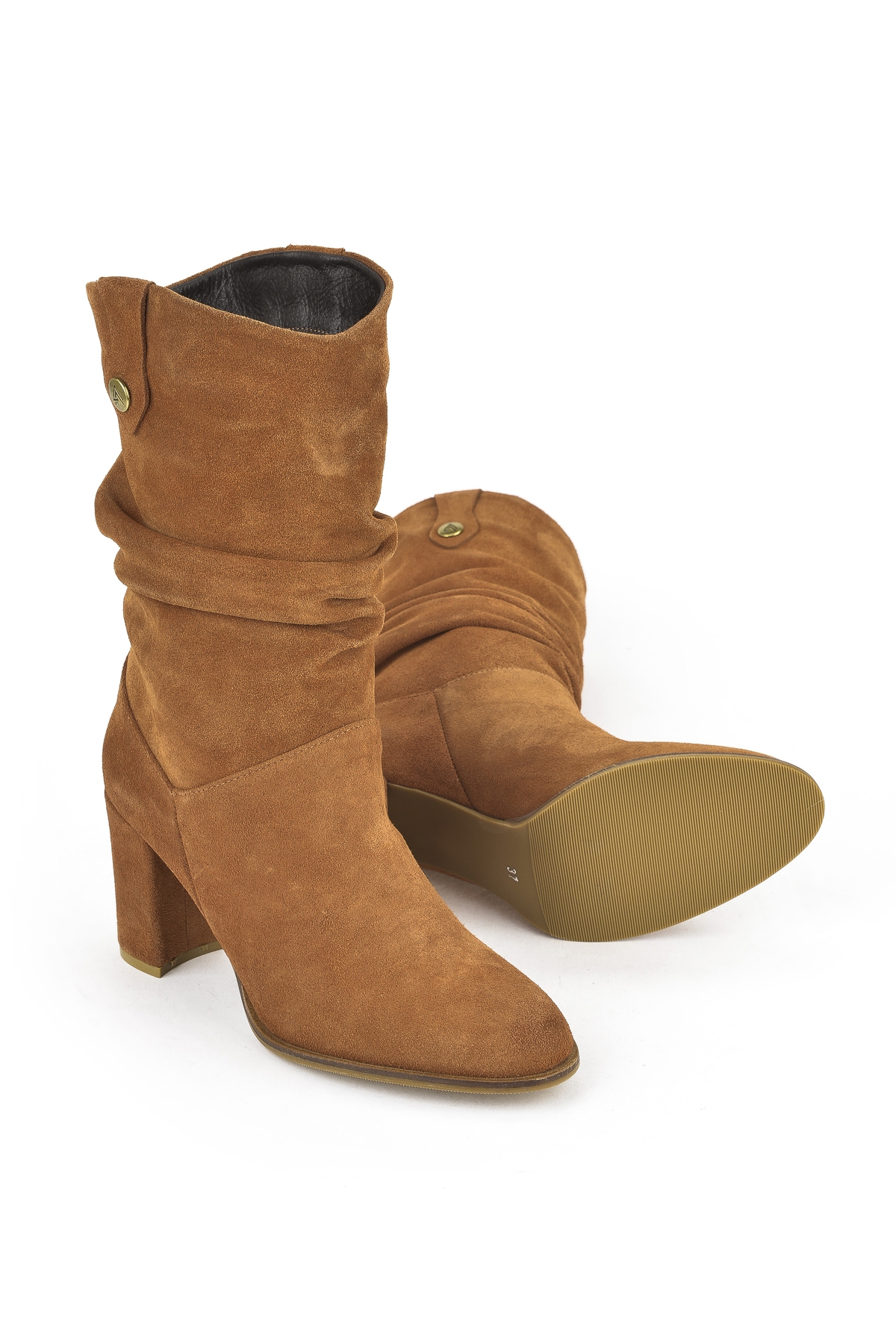 Kadın Hakiki Deri Çizme 1531050Z25100670K Taba - Görsel 5