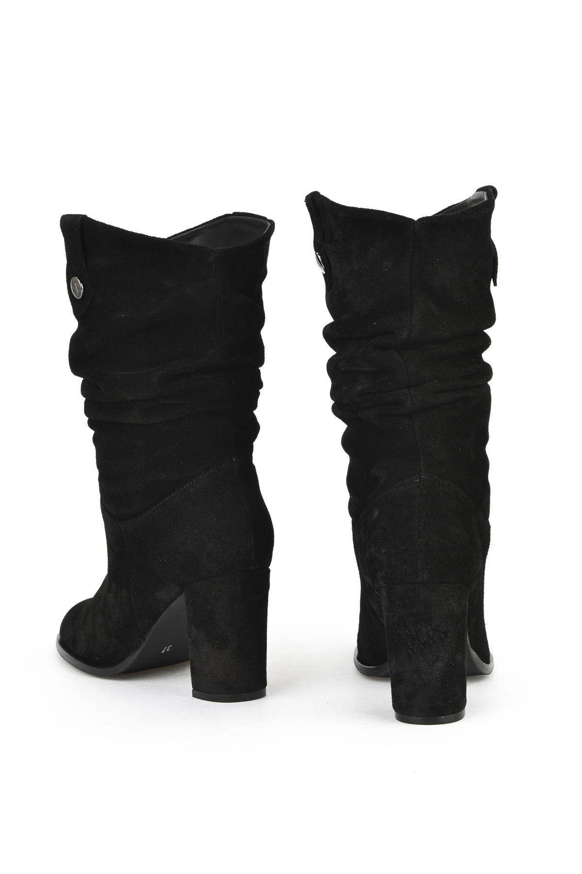 Kadın Hakiki Deri Çizme 1531050Z25100670K Siyah - Görsel 4