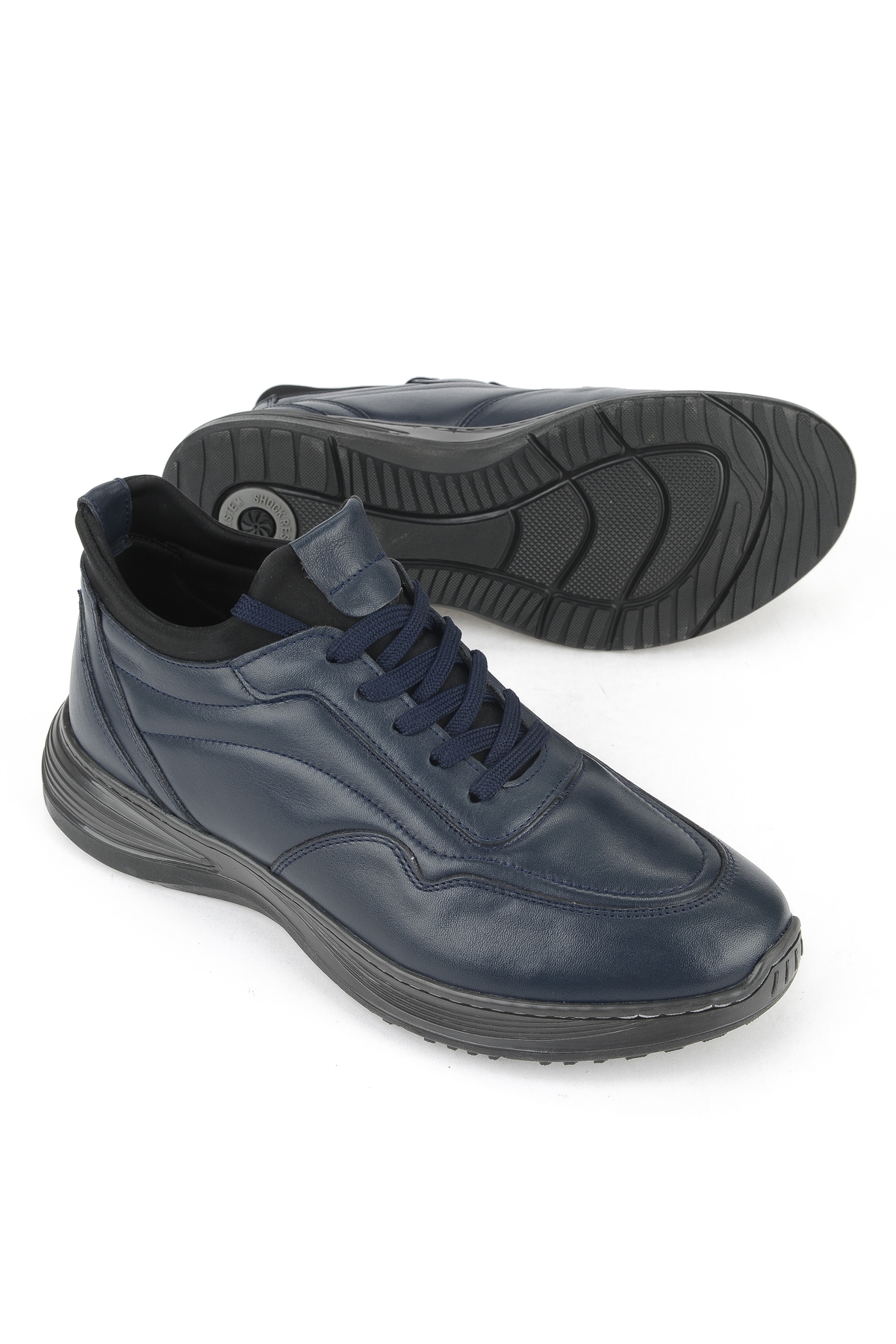 Erkek Hakiki Deri Ayakkabı 1531002Z3059 Lacivert - Görsel 5
