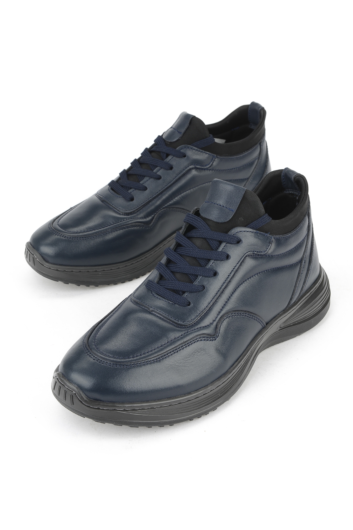 Erkek Hakiki Deri Ayakkabı 1531002Z3059 Lacivert - Görsel 6