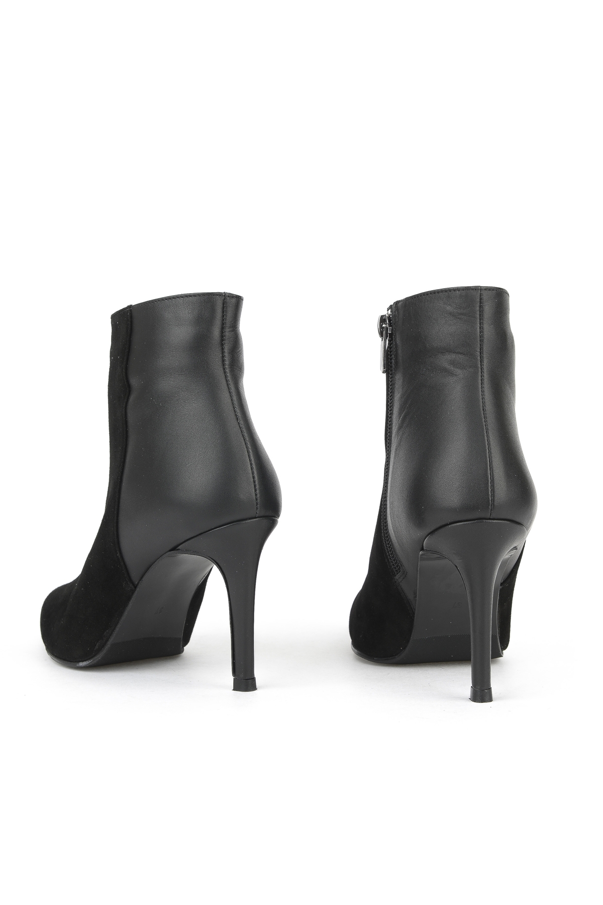 Kadın Hakiki Deri Bot 1531030Z25104 Siyah - Görsel 4