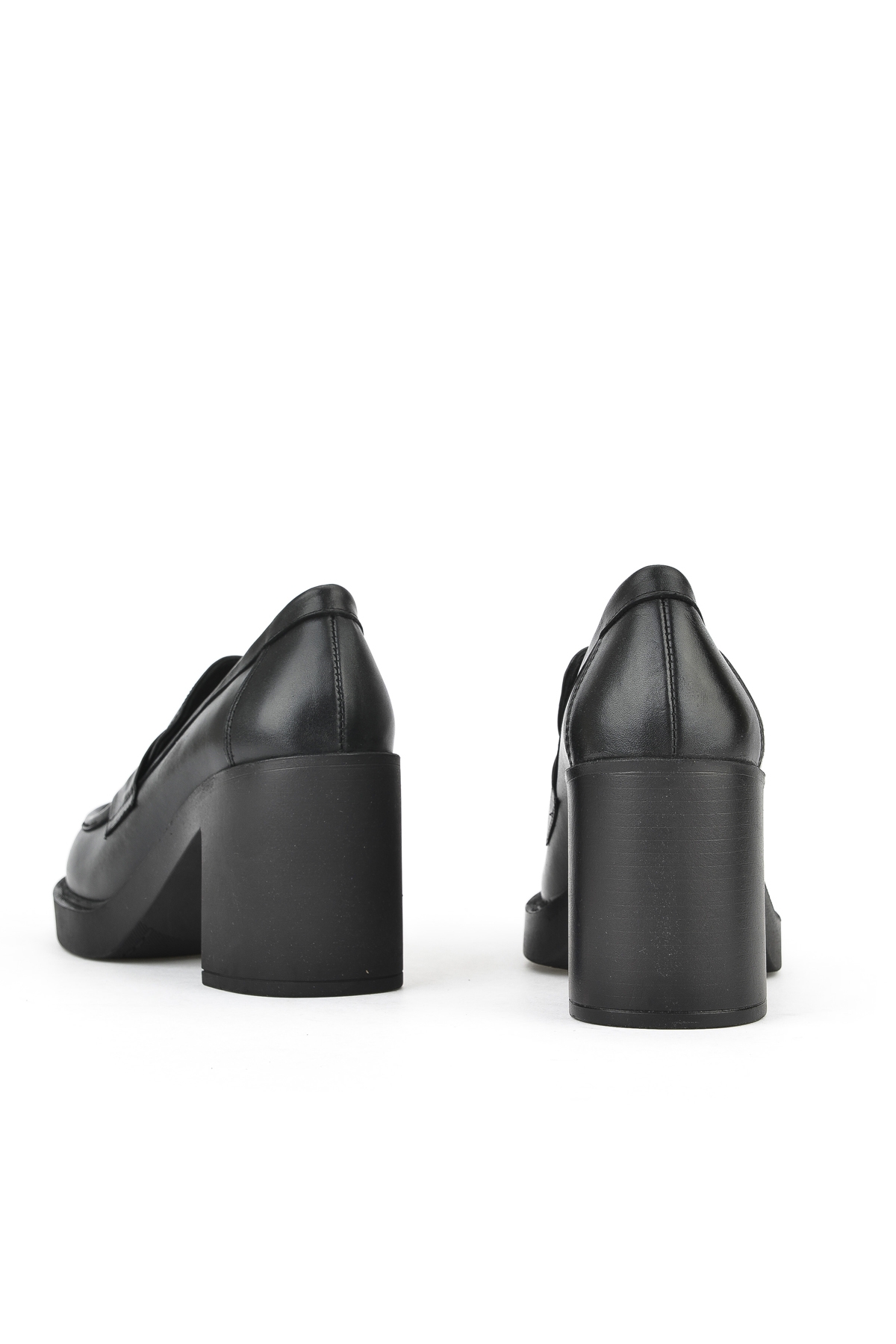 Kadın Hakiki Deri Ayakkabı 1531050Z25101100Y Siyah - Görsel 4