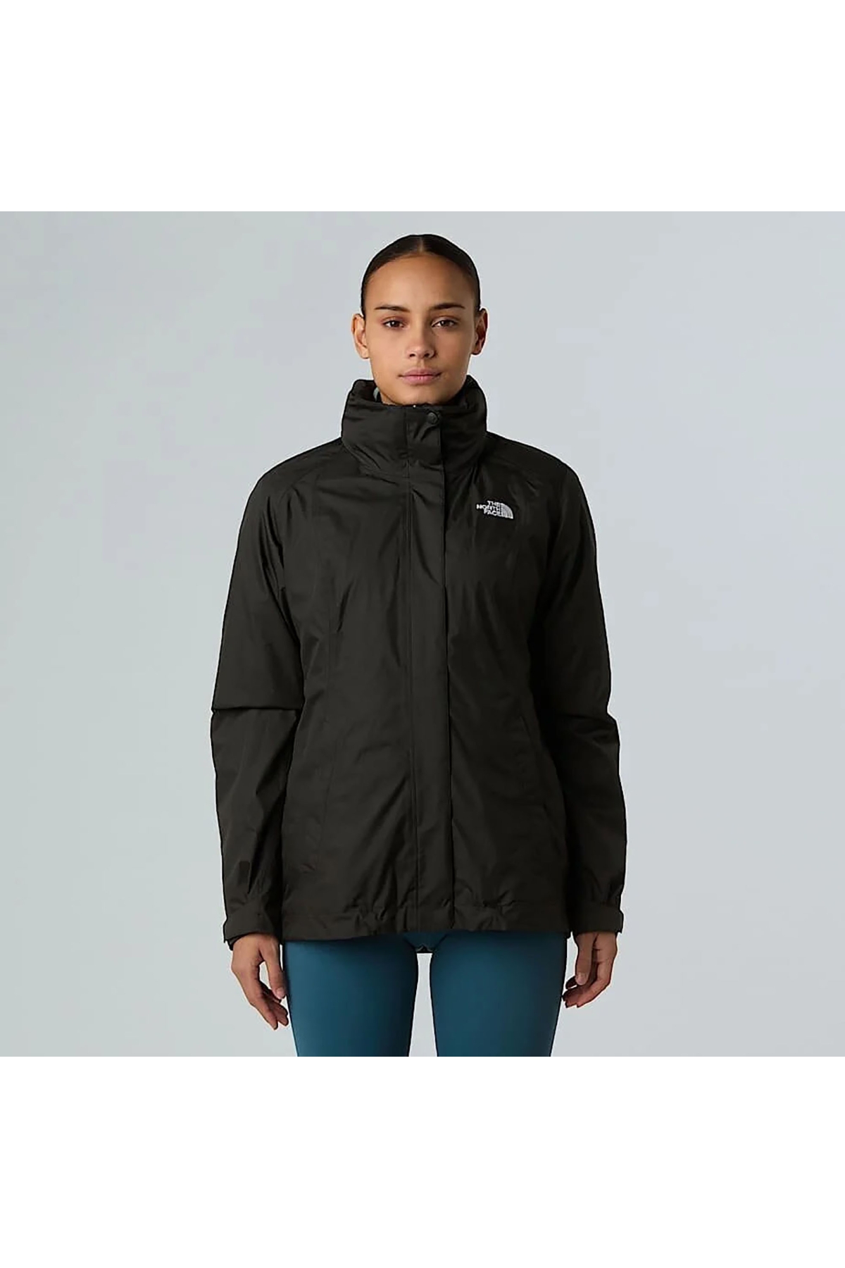 AO　レディース　BLK M Kadın 3'Ü 1 Arada Kapşonlu Mont Evolve Triclimate Jacket - Eu