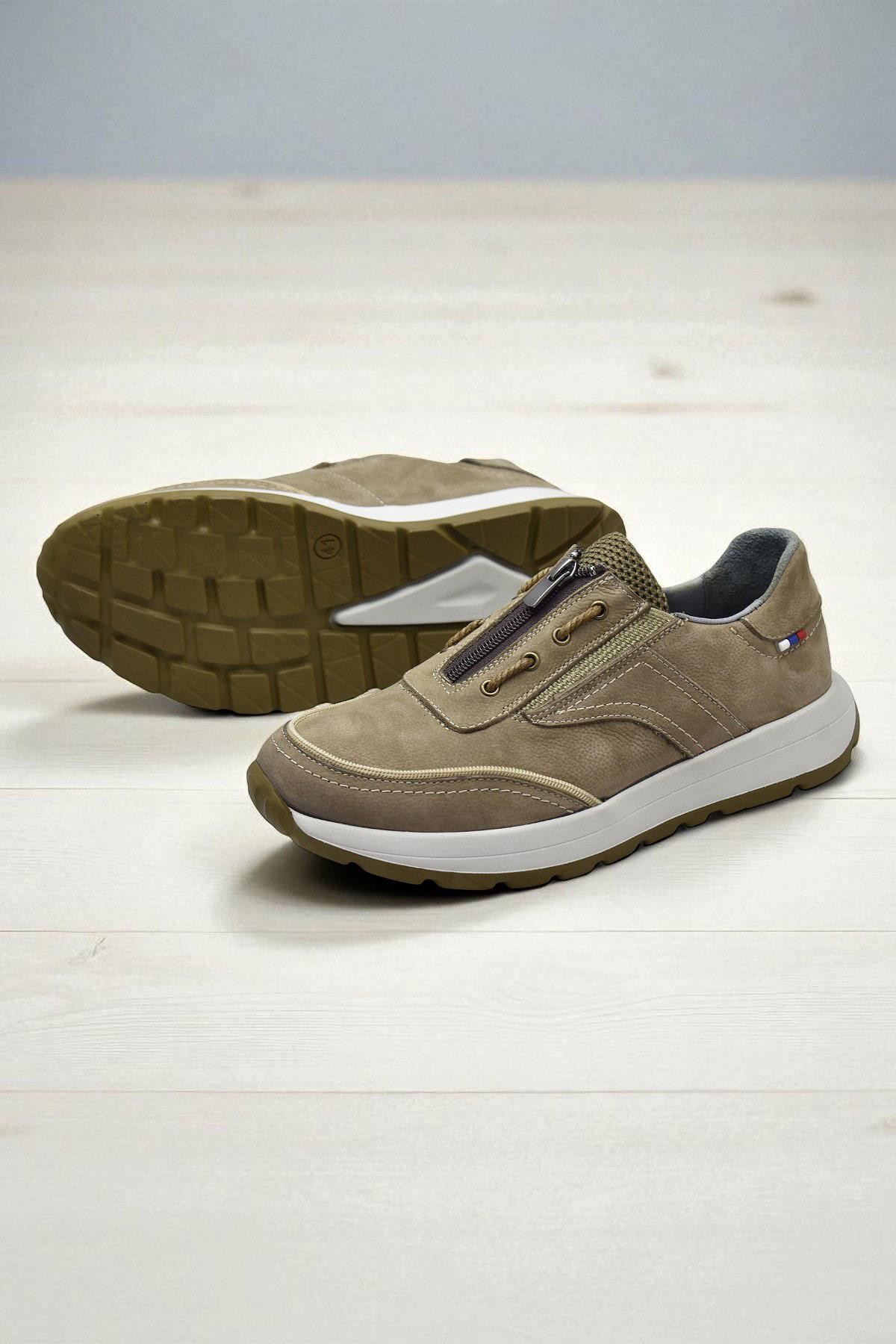 5210 Tam Ortopedik Taban Hakiki Nubuk Deri Erkek Ayakkabı Mevsimlik Erkek Ayakkabı - Görsel 5