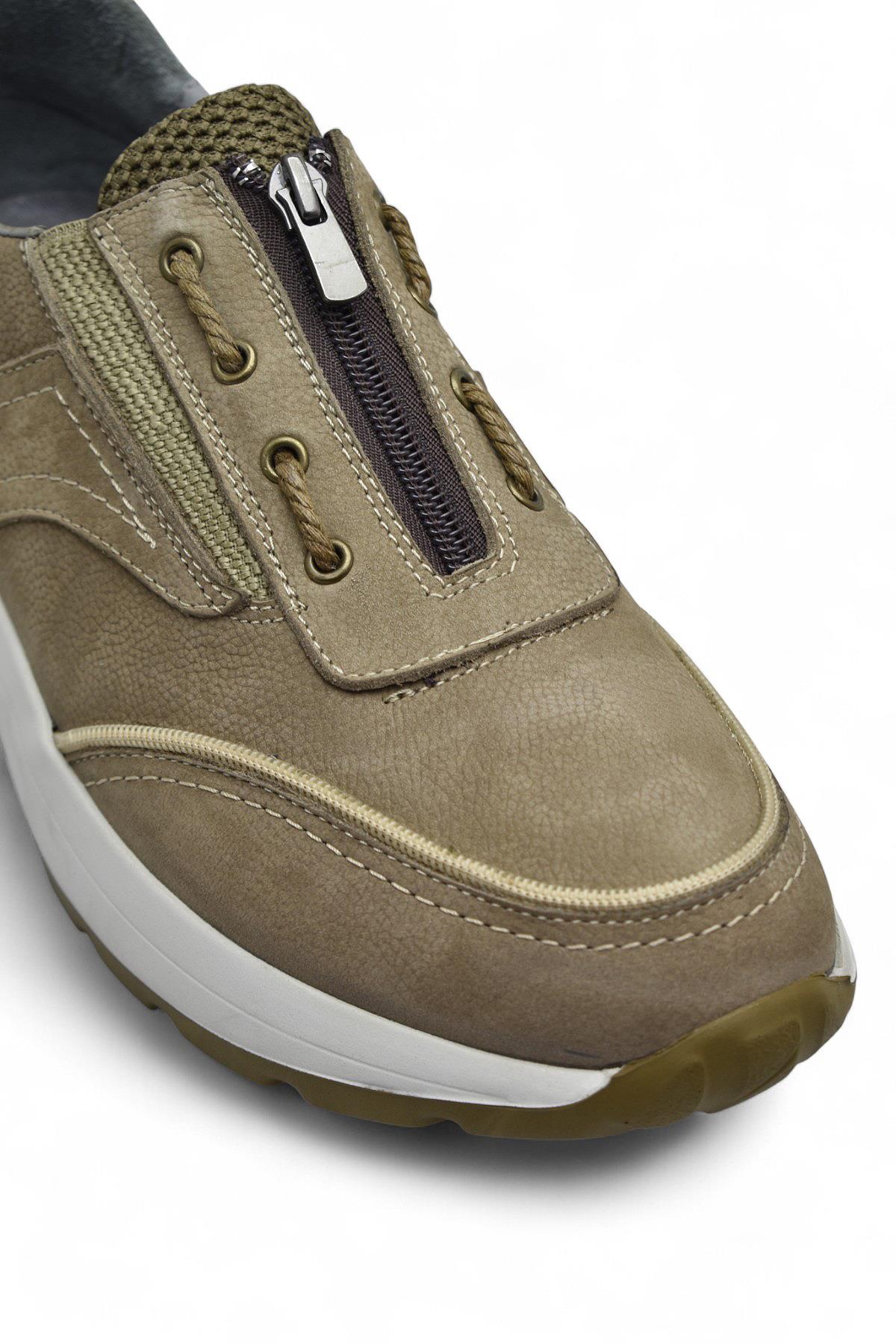 5210 Tam Ortopedik Taban Hakiki Nubuk Deri Erkek Ayakkabı Mevsimlik Erkek Ayakkabı - Görsel 7
