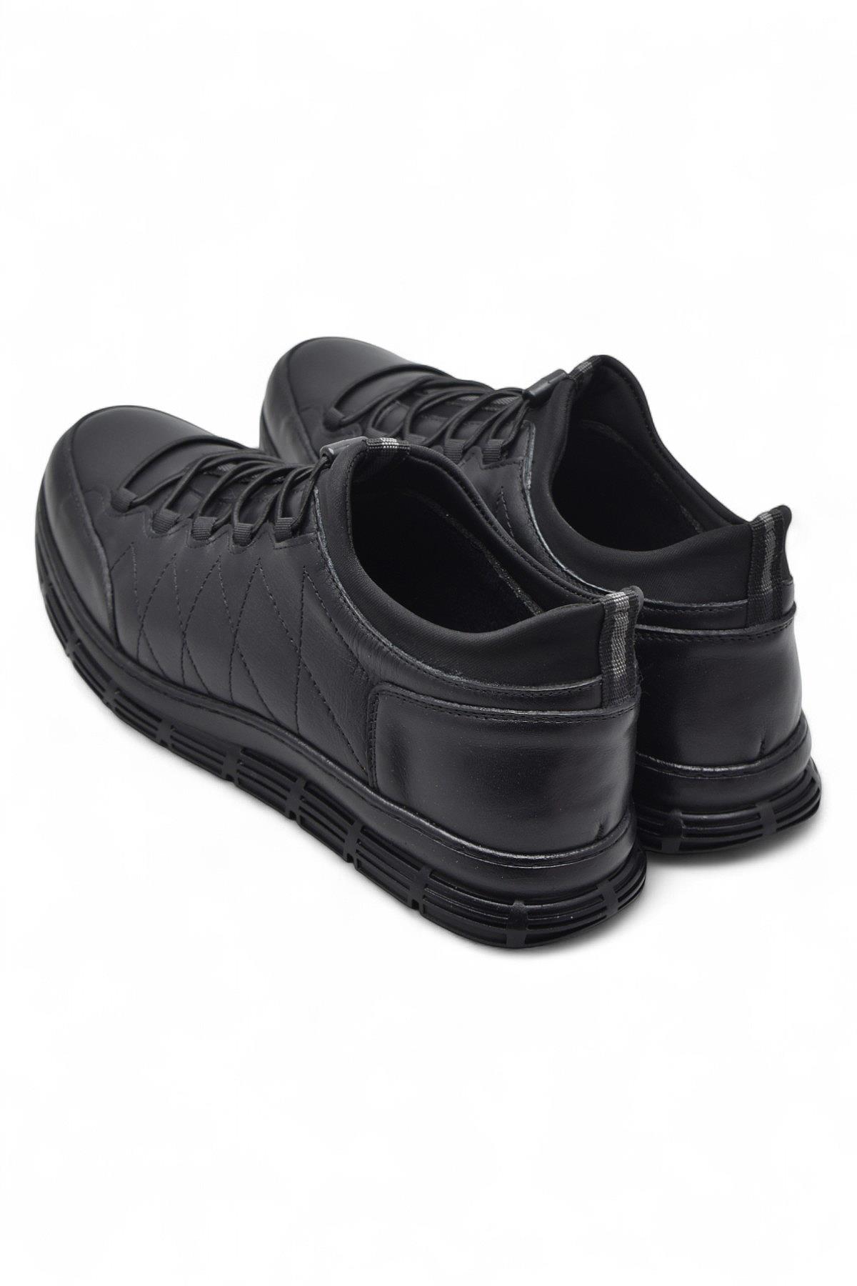 3216 Ortopedik Taban Günlük Hakiki Deri Erkek Ayakkabı Kauçuk Taban Casual Ayakkabı - Görsel 6